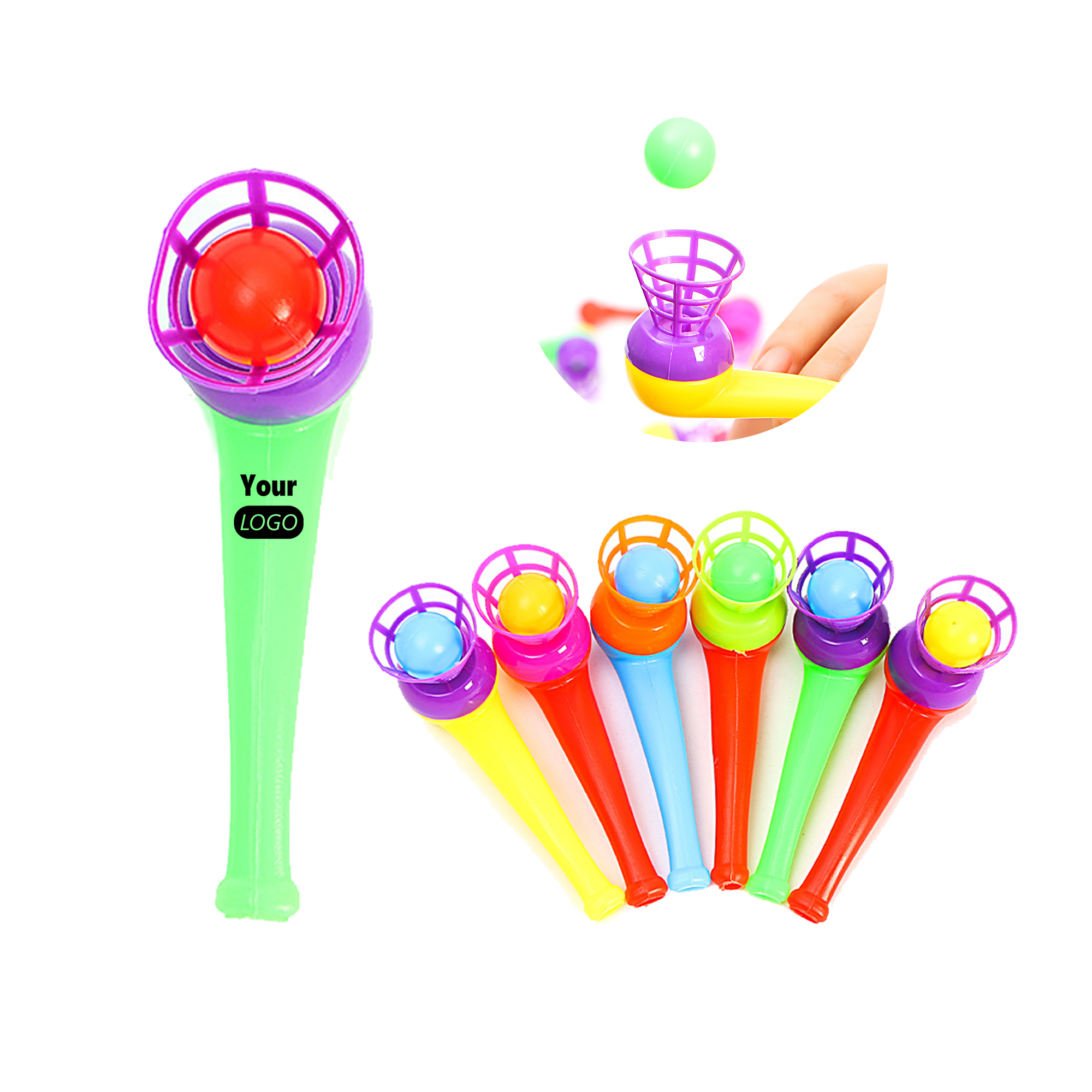 Blow Floating Ball Coordination Toy 2