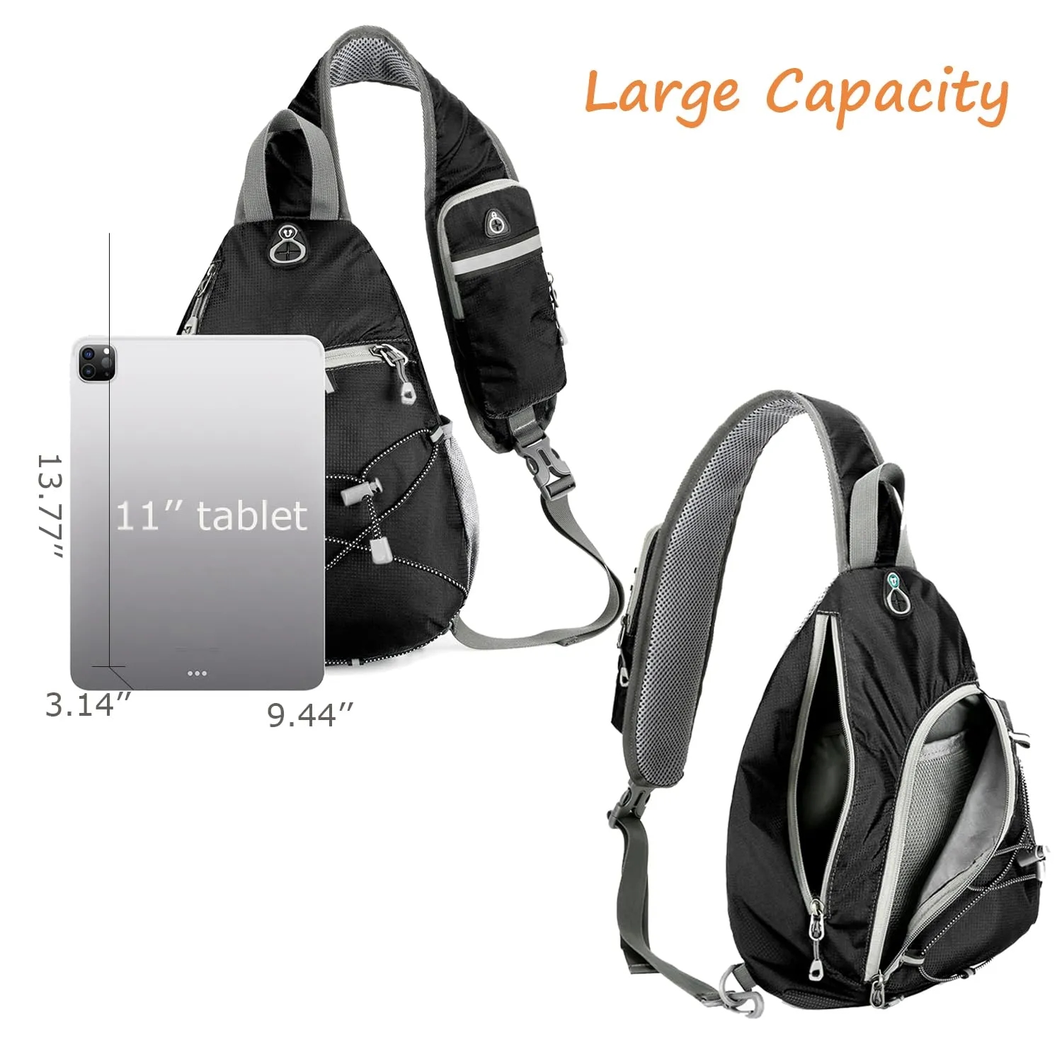 Sling Backpack With Front Pocket 7