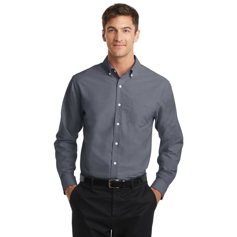Port Authority SuperPro Oxford Shirt. 4