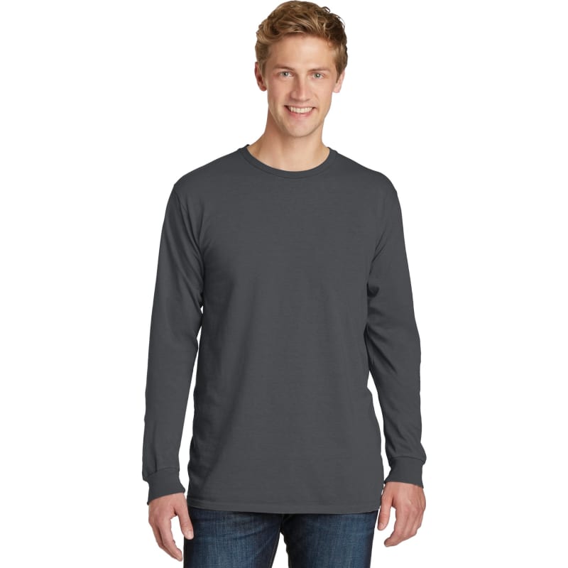Port & Company Beach Wash Garment-Dyed Long Sleeve Tee 37
