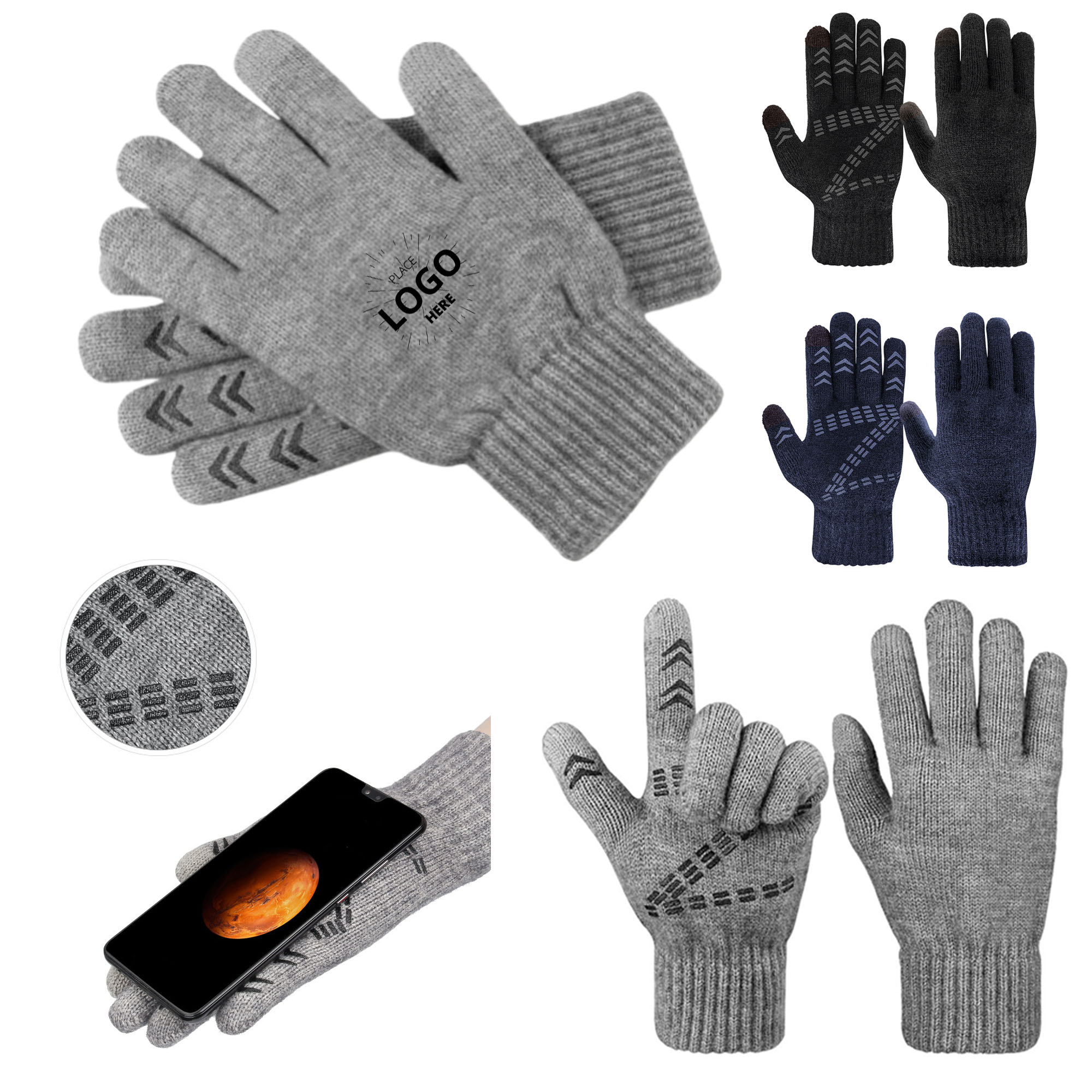 Unisex Winter Warm Touchscreen Gloves 2