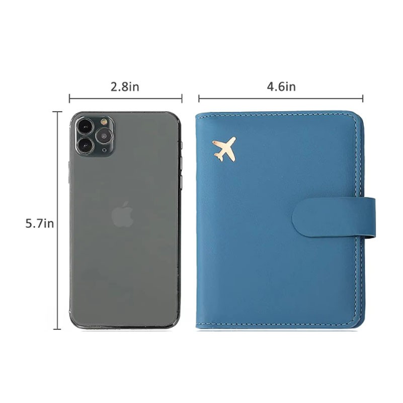 RFID Premium Leather Passport Holder 1