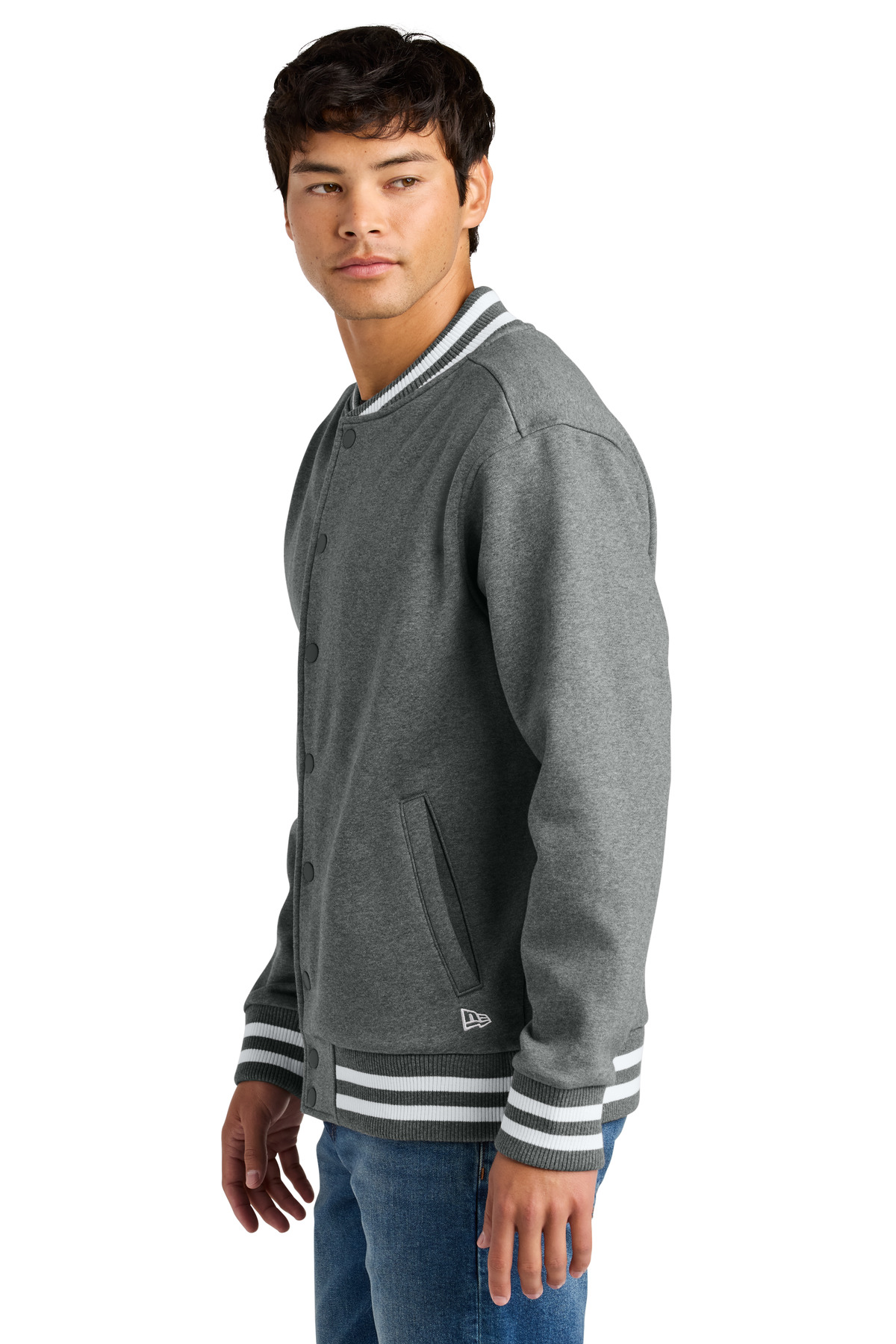 New Era Varsity Heavyweight Fleece Jacket NEA560 6