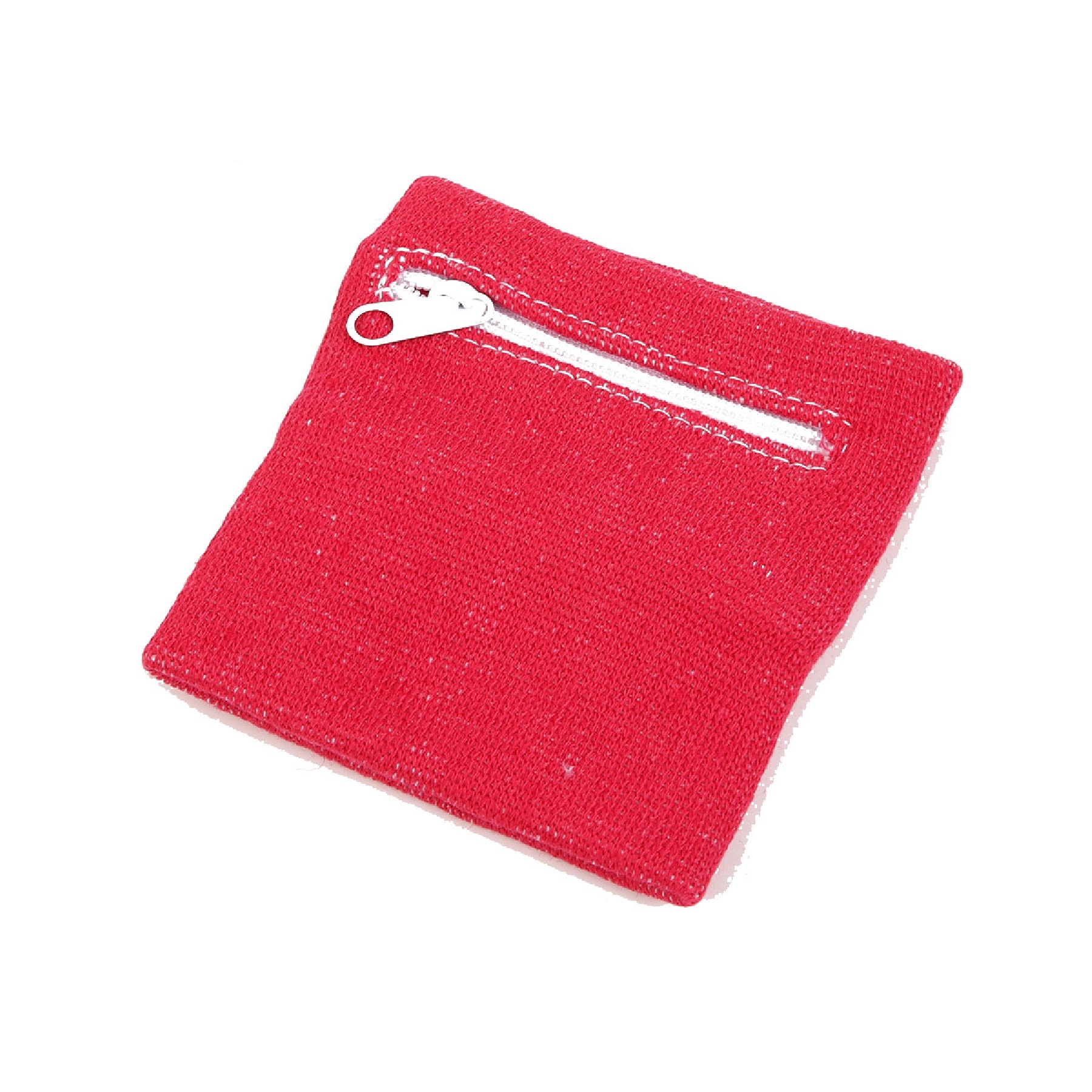 Wallet Zipper Cotton Sweatbands Wristband 12
