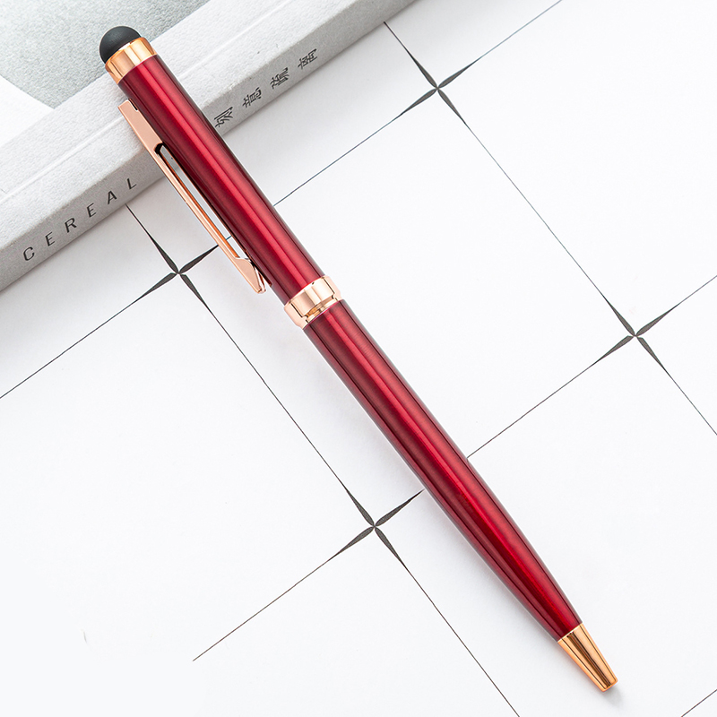 Twist Action Ballpoint Pen w/ Touchscreen Stylus 1