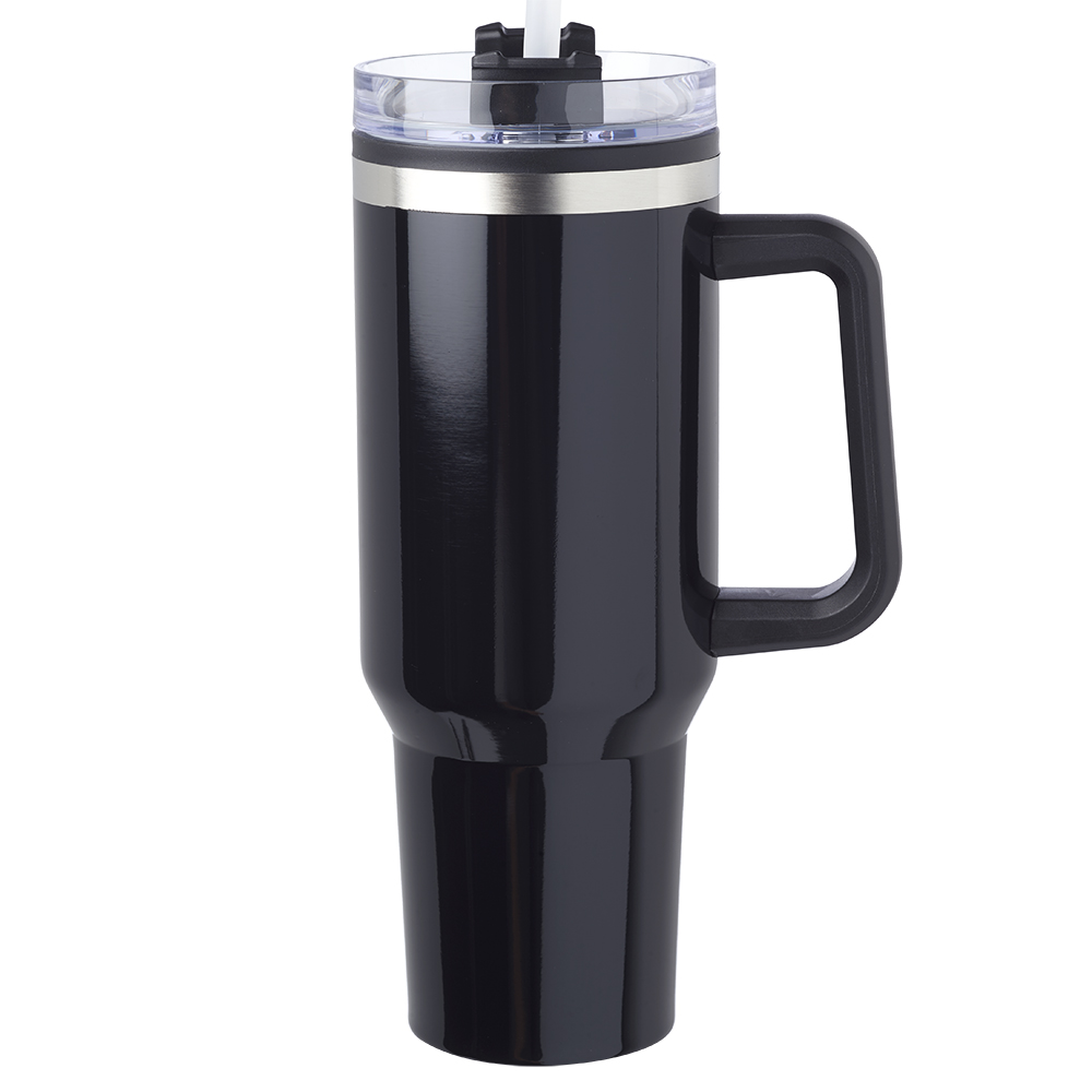 40 oz. Hugo Plastic Interior Stainless Steel Travel Mugs 3