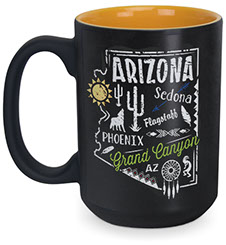 15 Oz. Mighty Matte Black Mug 6