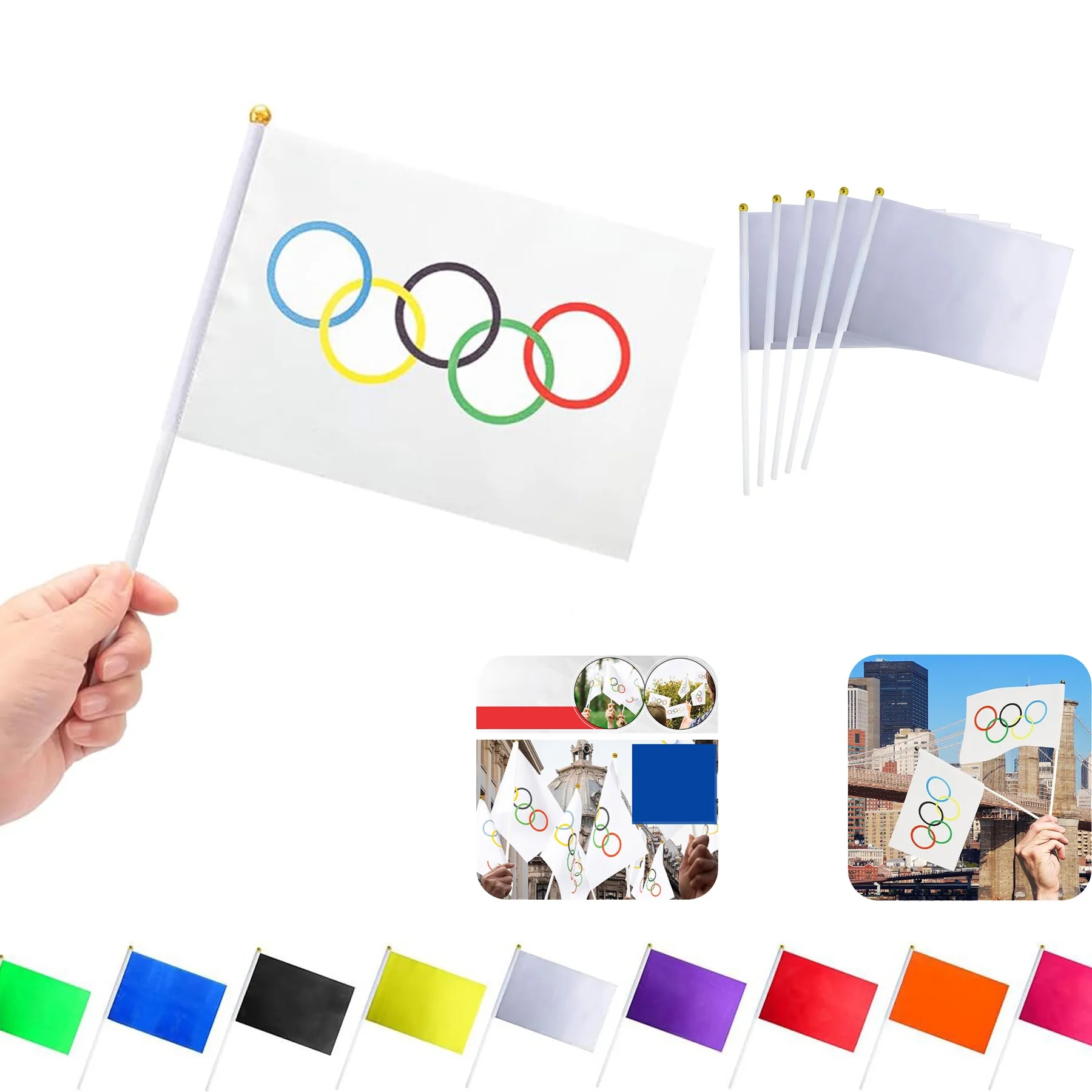 Sports Day Small Handheld Flag 2