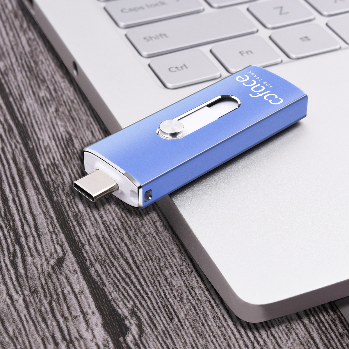 Metal Dual USB and Type-C OTG Drive - Expand Storage on Computer, Mobile Devices, Android and iPhone 17