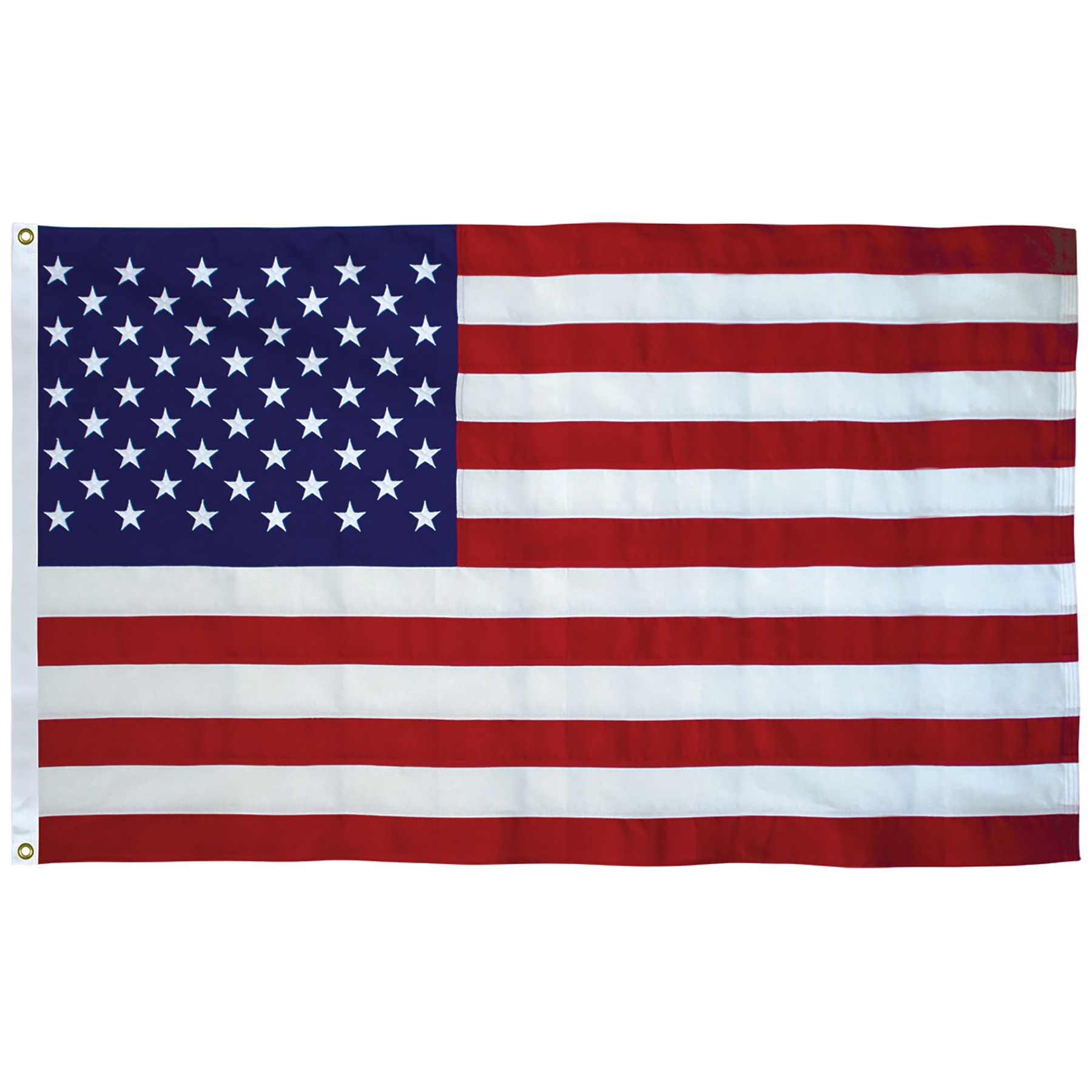 2.5' x 4' Tough Tex U.S. Flag with Heading and Grommets 2