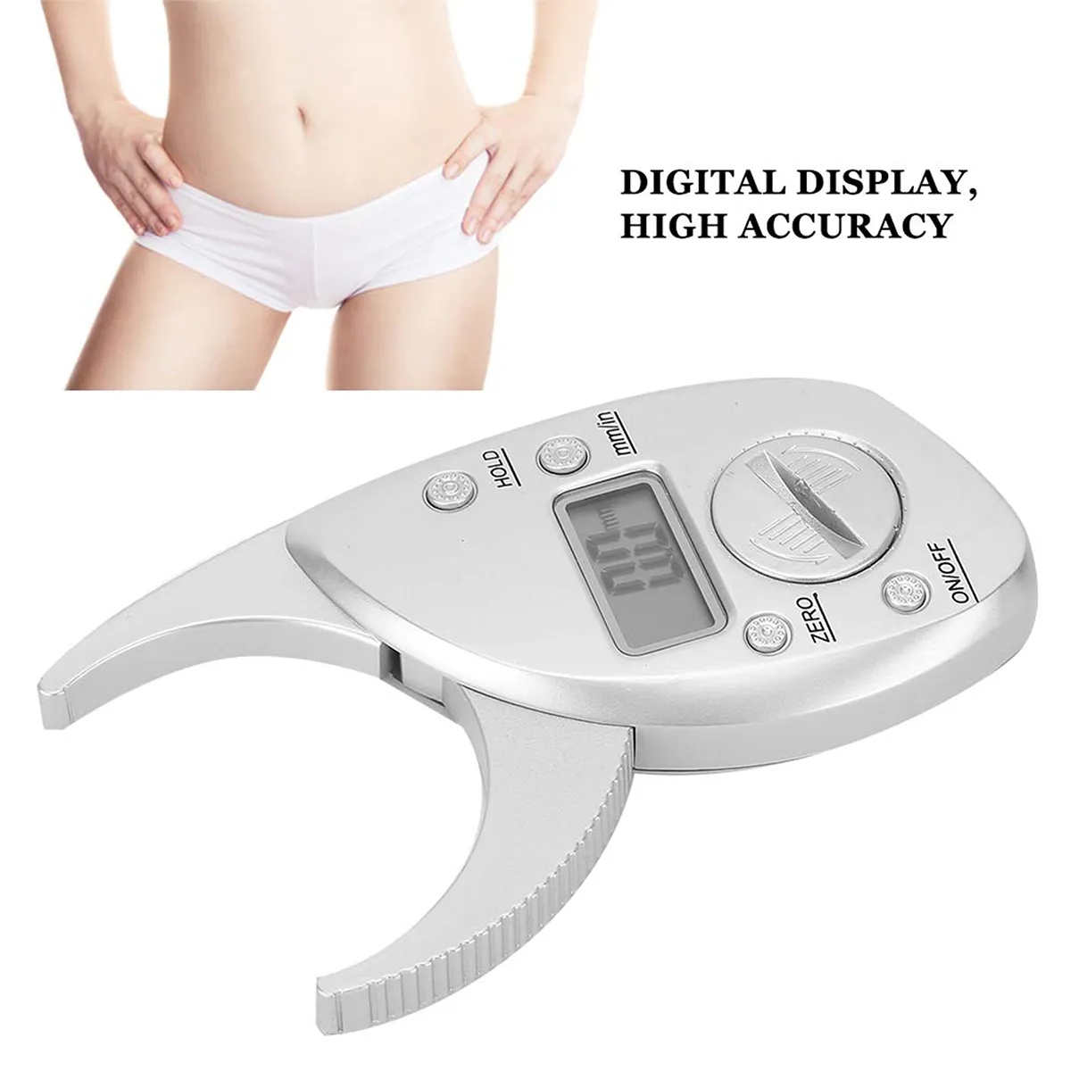 Handheld Portable Digital Body Muscle Fat Caliper 5