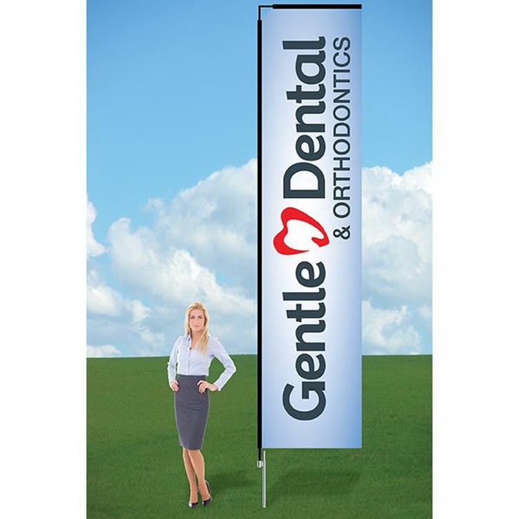 11ft Swooper Flag with Ground Stake-single