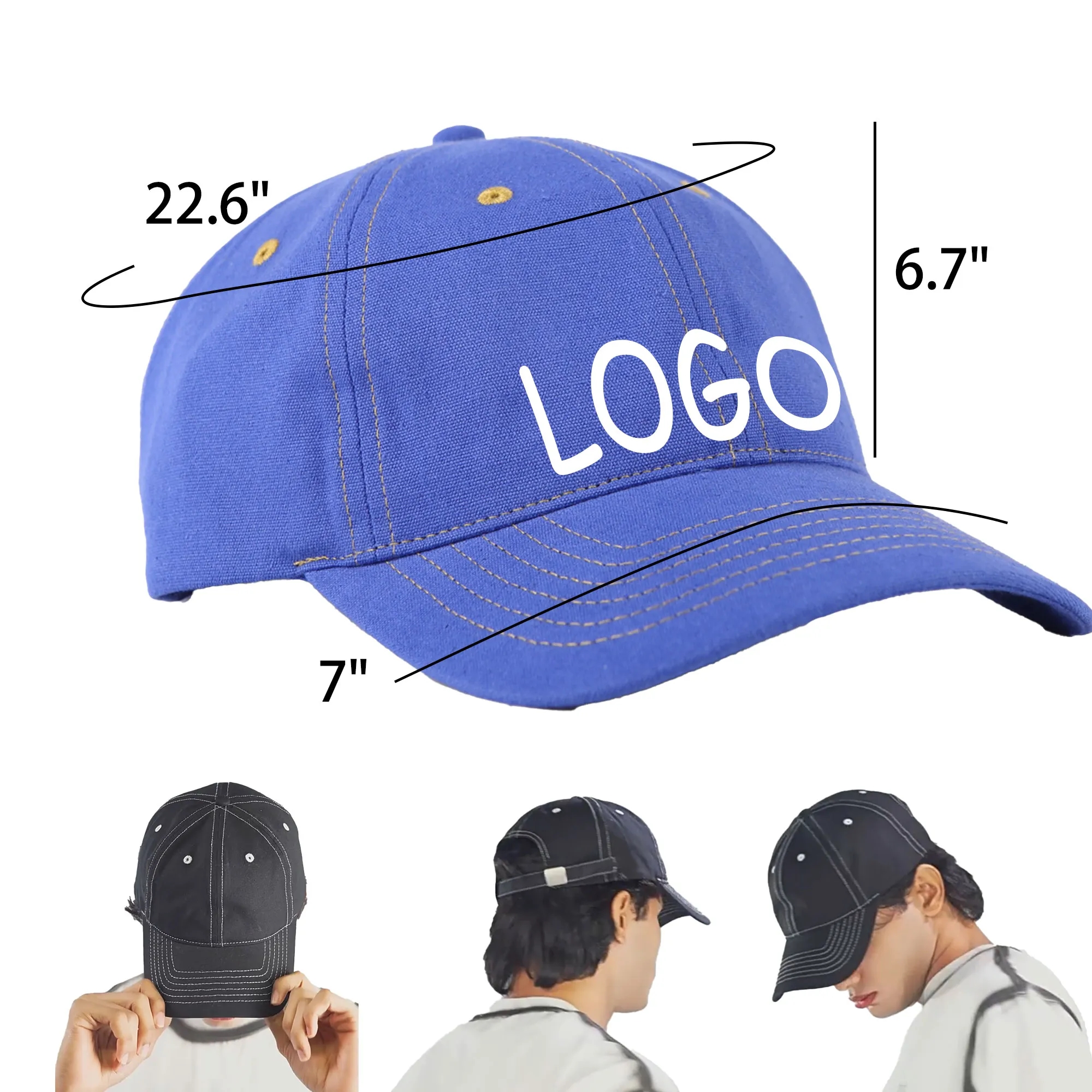 MOQ 10 Cotton 6 Panel Fashion Casual Classic Sports Baseball 2