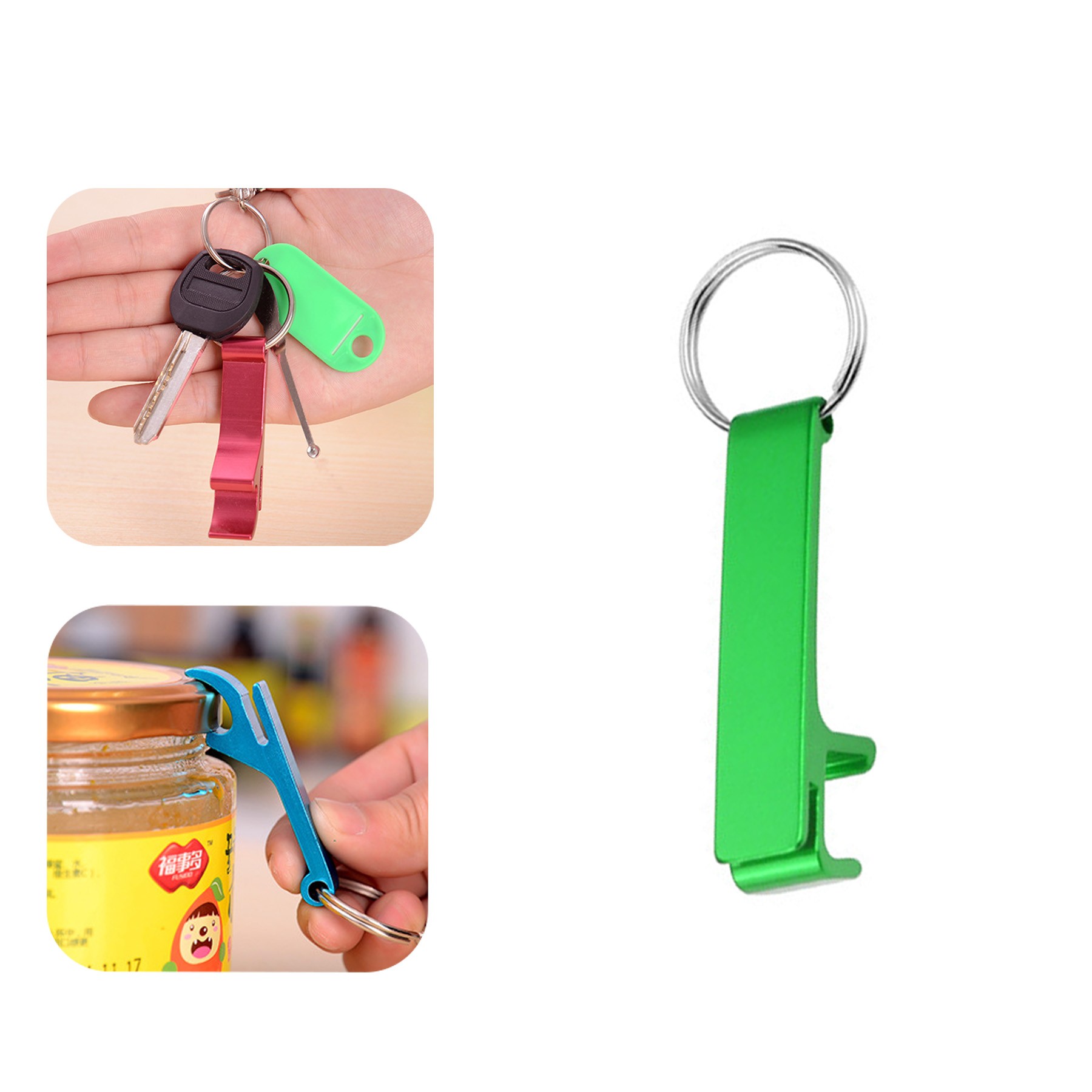 Aluminum Keychain Bottle Opener 2