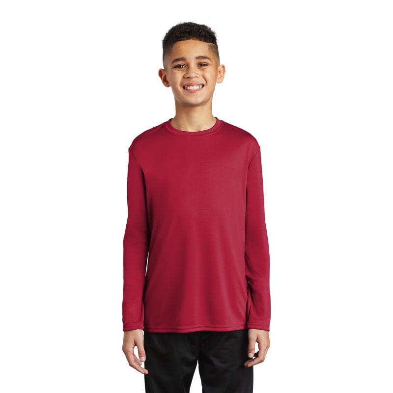 Port & Company Youth Long Sleeve Performance Tee 11