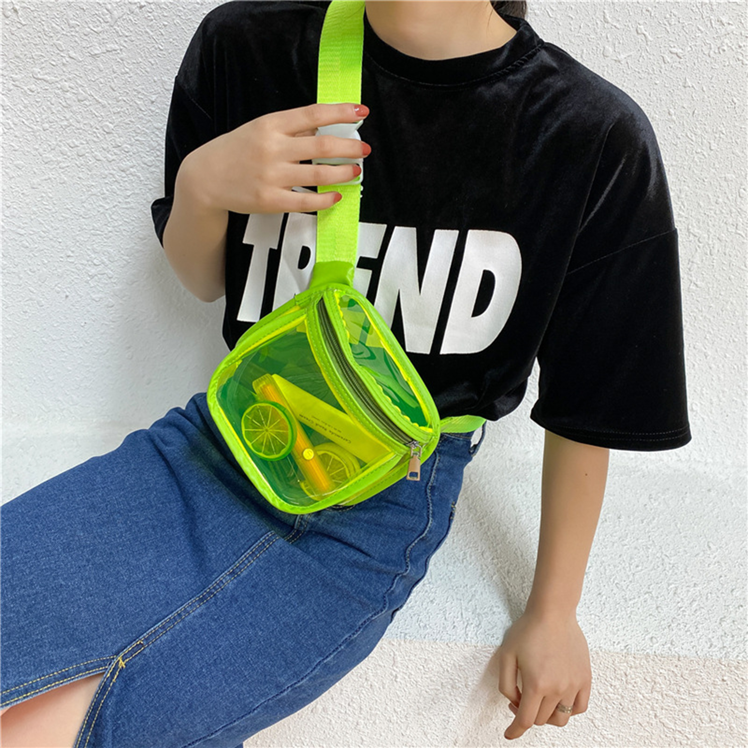 Unisex Clear PVC Fanny Pack 5