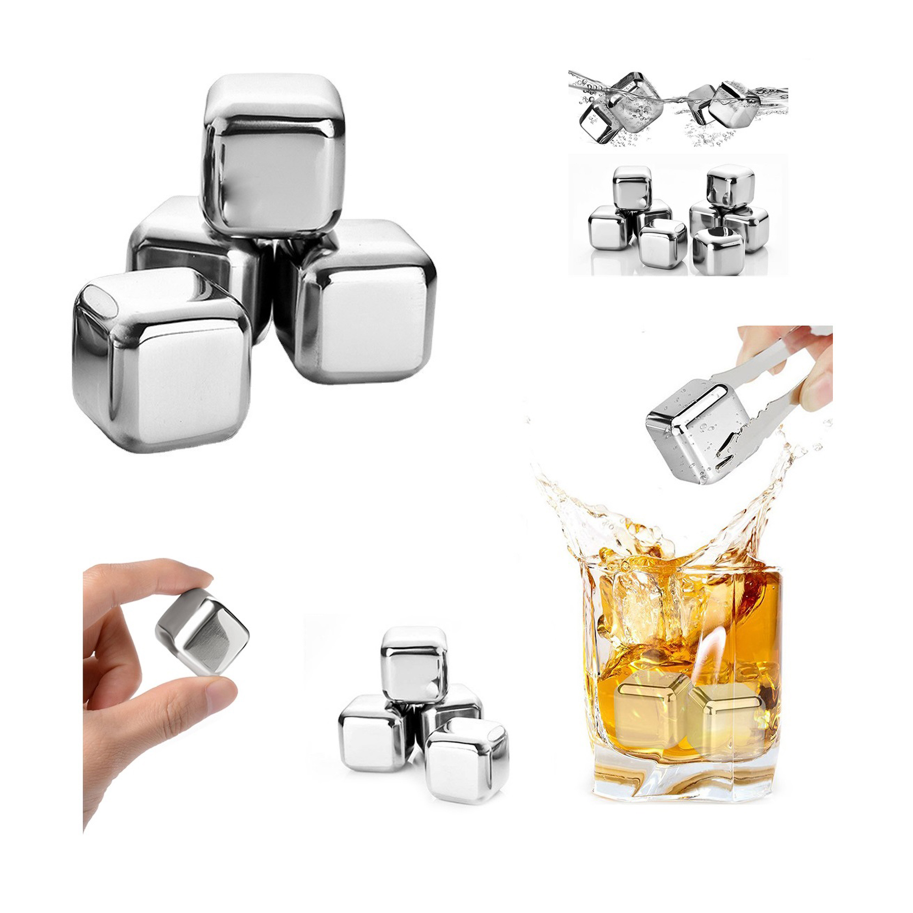 Stainless Steel Ice Cube 1
