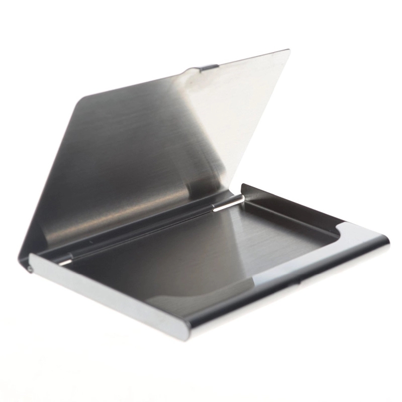 Plain Stainless Steel Business Name Card Holder 6