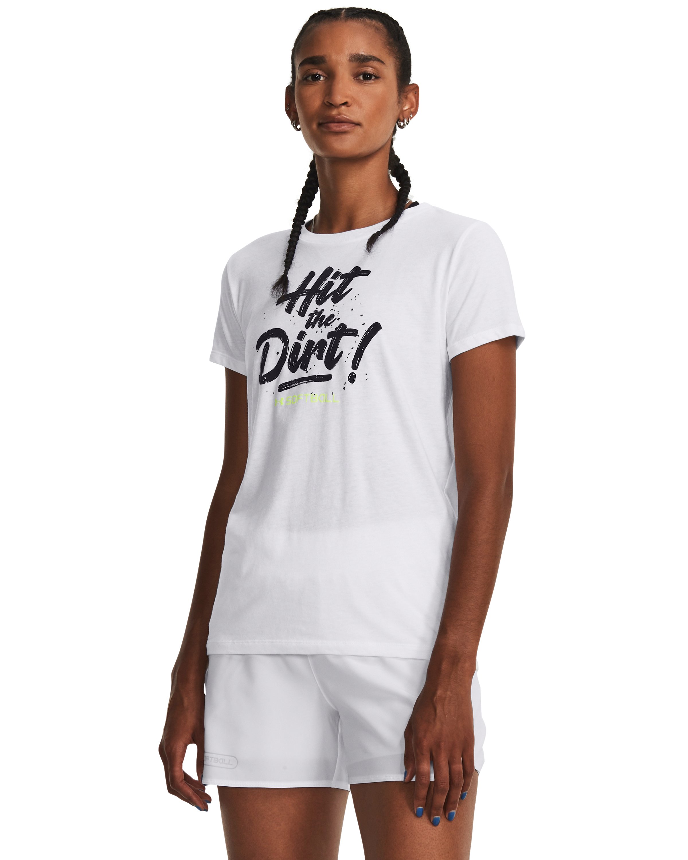 UA Hit The Dirt Women's Short Sleeve 1