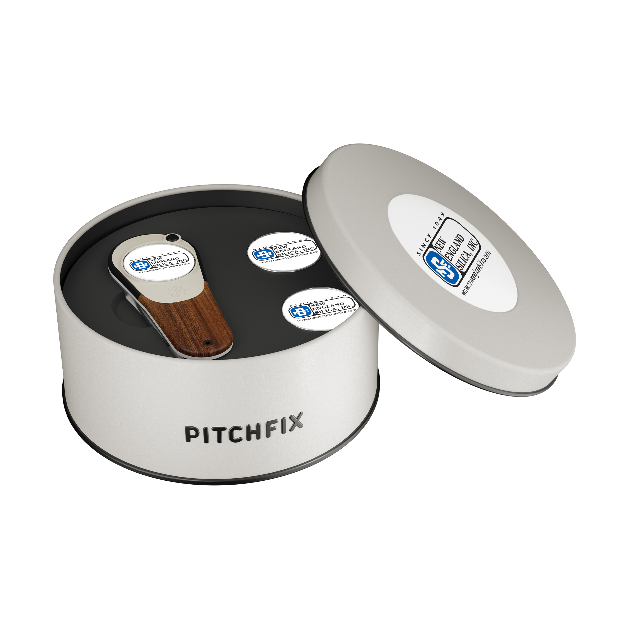Pitchfix Woodie Golf Divot Tool Deluxe Gift Set 5