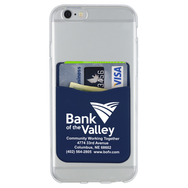 "Banker" Soft Silicone Cell Phone Wallet 21