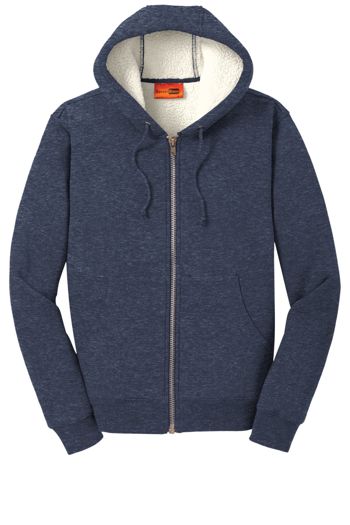 CornerStone Heavyweight Sherpa-Lined Hooded Fleece Jacket. CS625 9