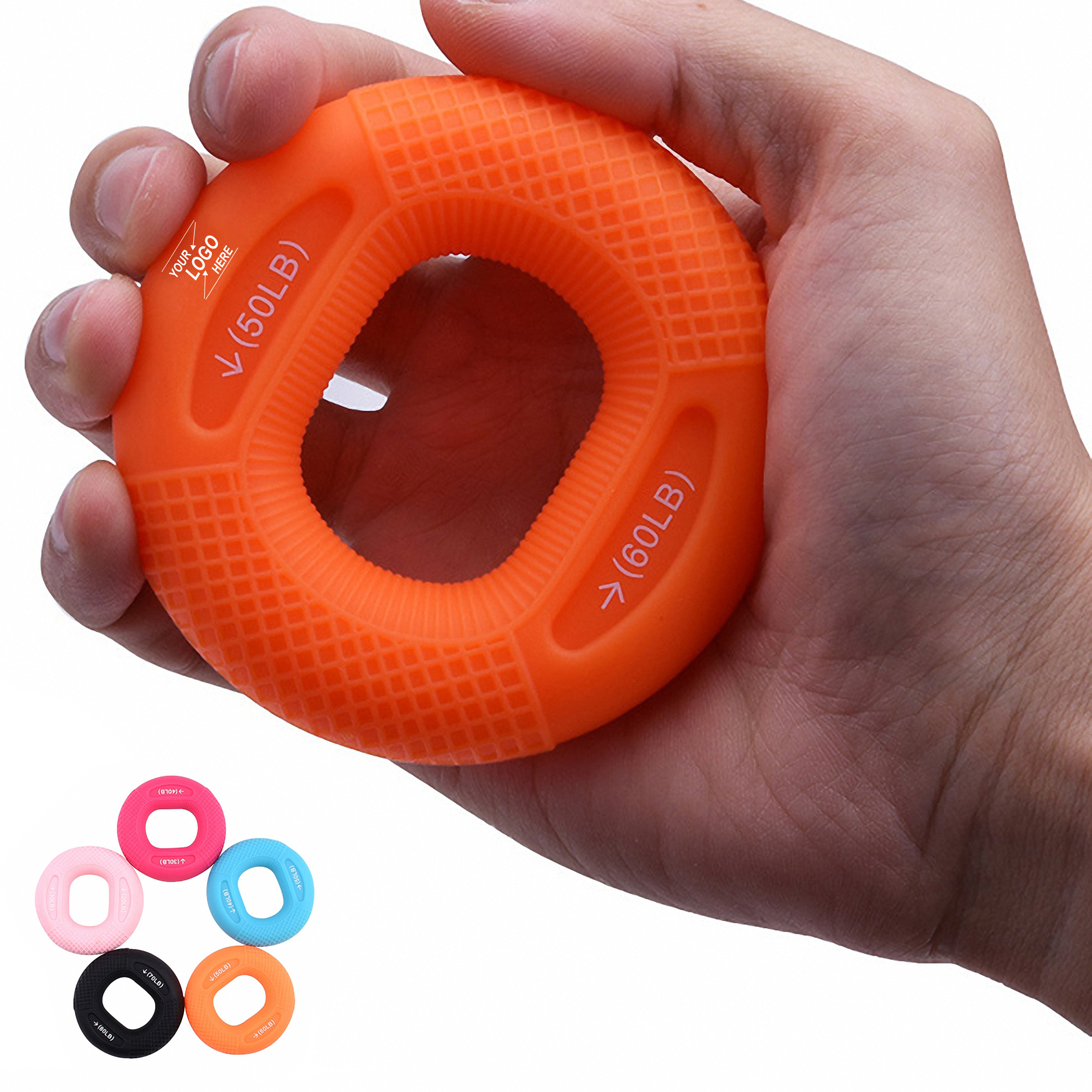 Silicone Grip Strength Training Ring 6