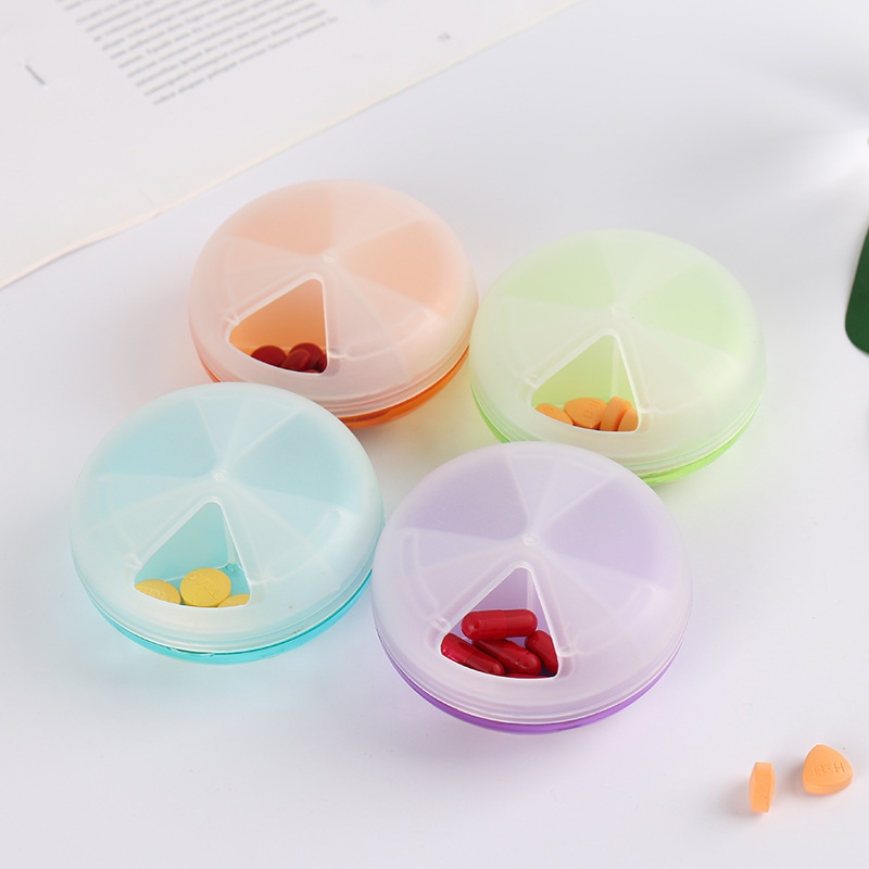 Clear Round Pill Box 5
