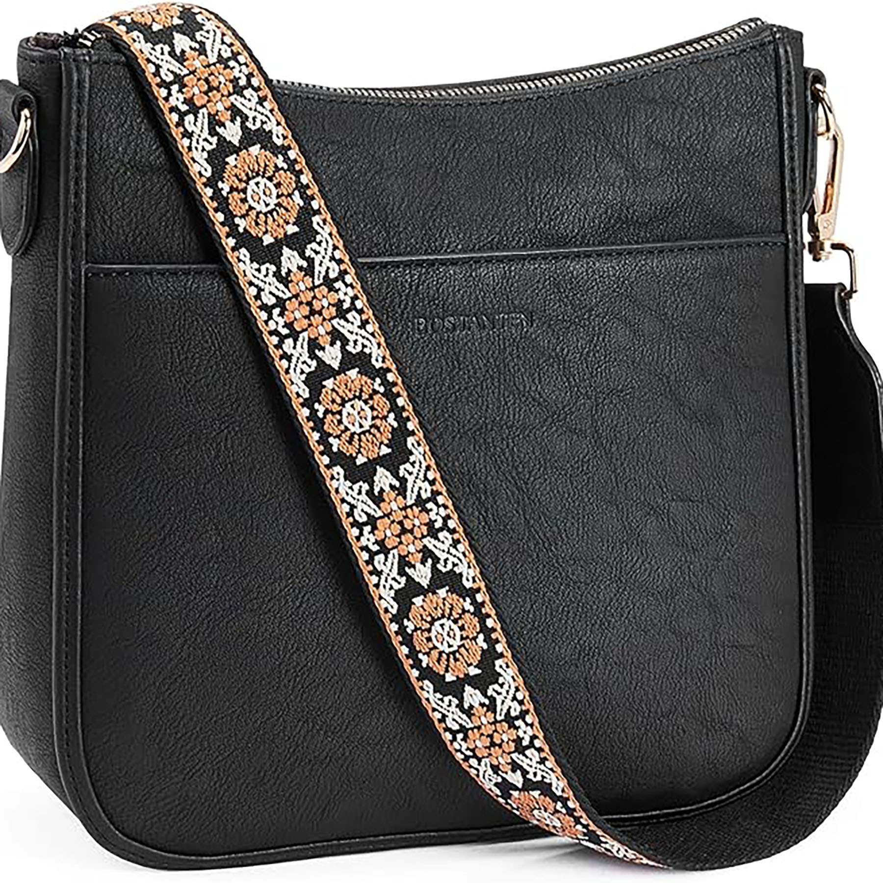 Women's Vegan Leather Crossbody Bag 10