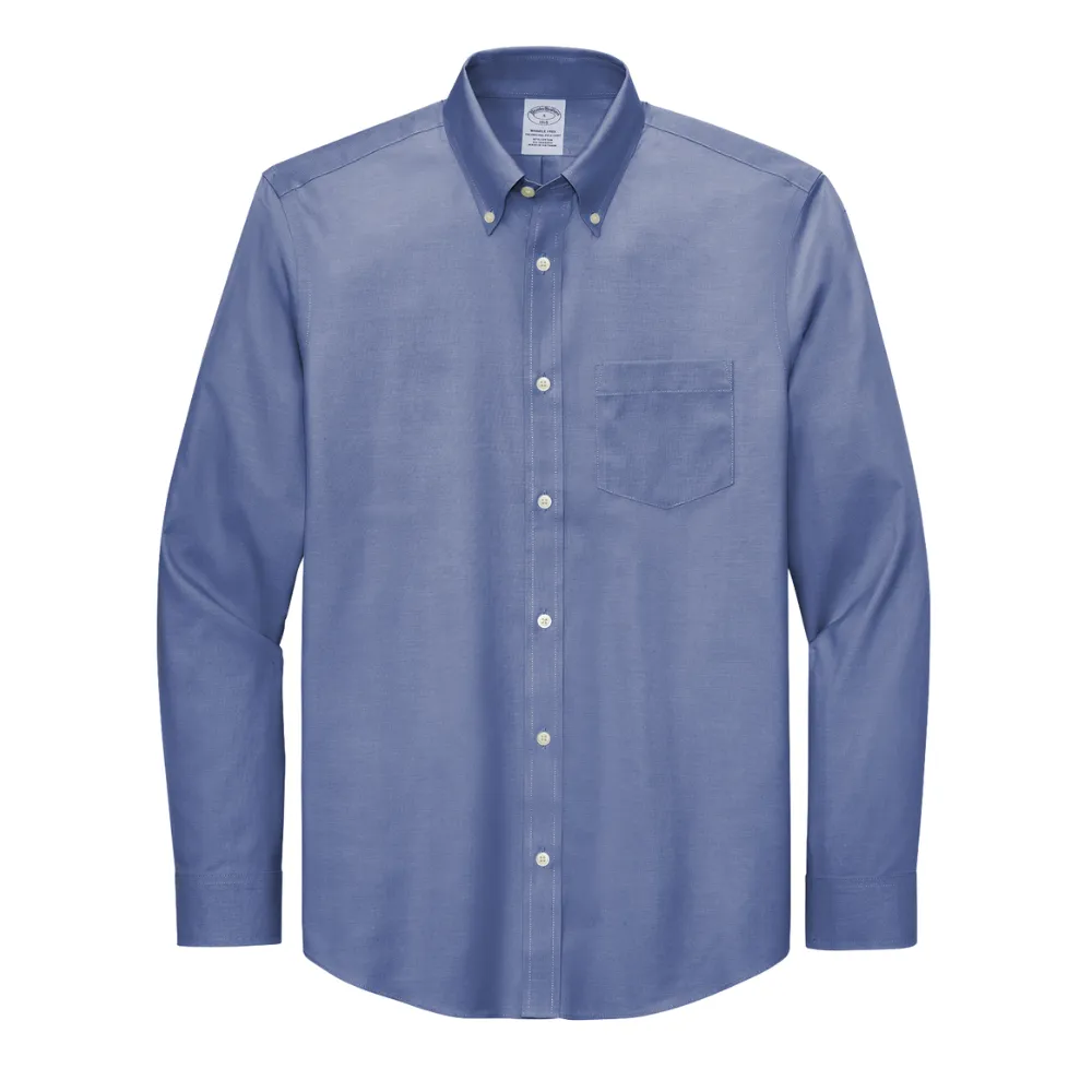 Brooks Brothers(R) Wrinkle-Free Stretch Pinpoint Shirt 6