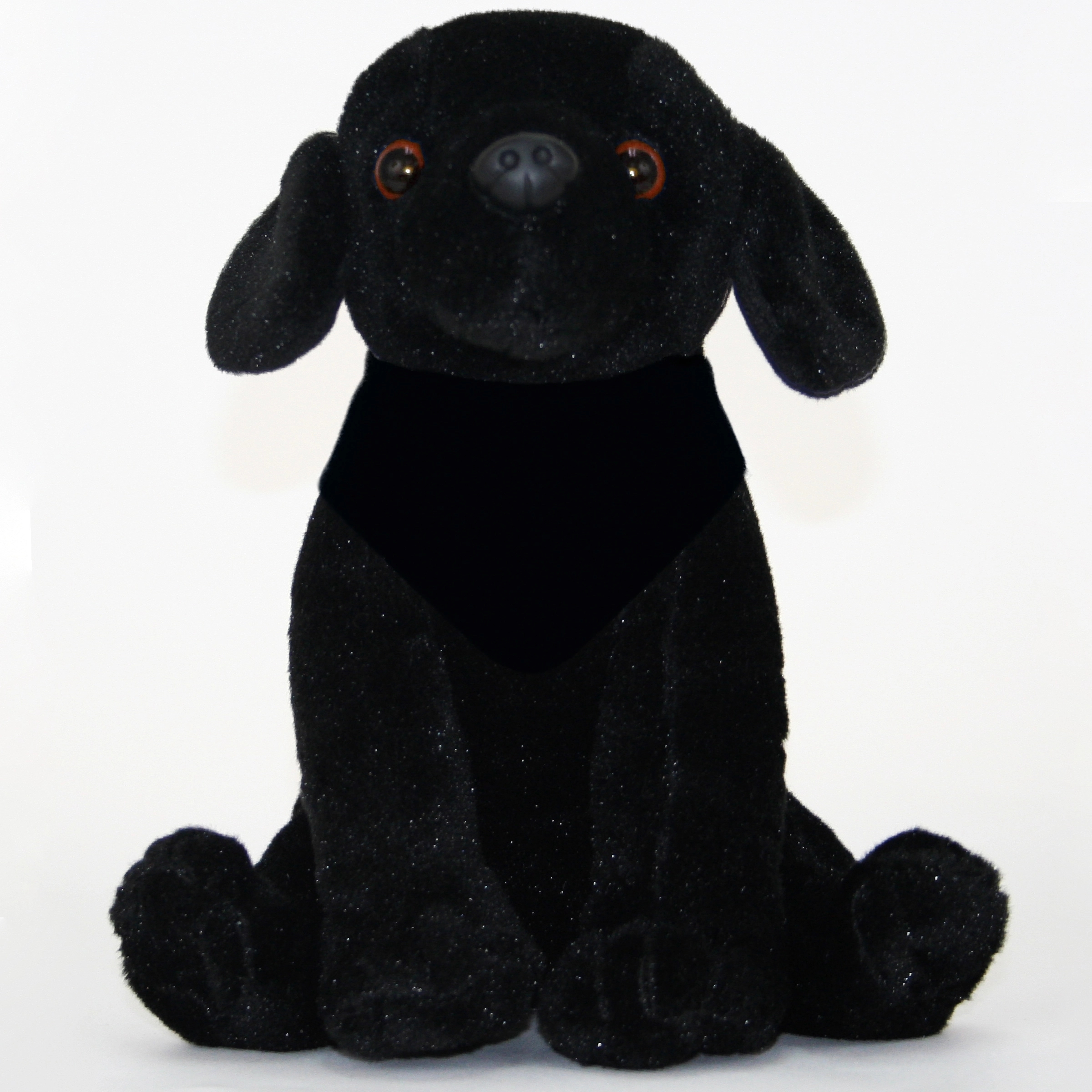 8" Medium Sitting Dog - Black Lab 9