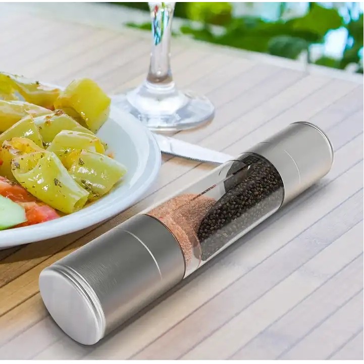 2 in 1 Pepper Grinder Refillable 3