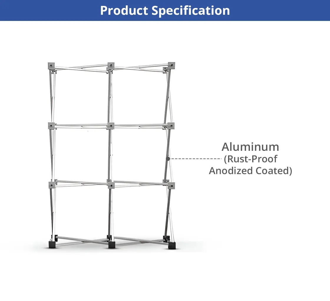 2x3 Micro GeoMetrix Table Top Display Package -12.60"x12.60" 5