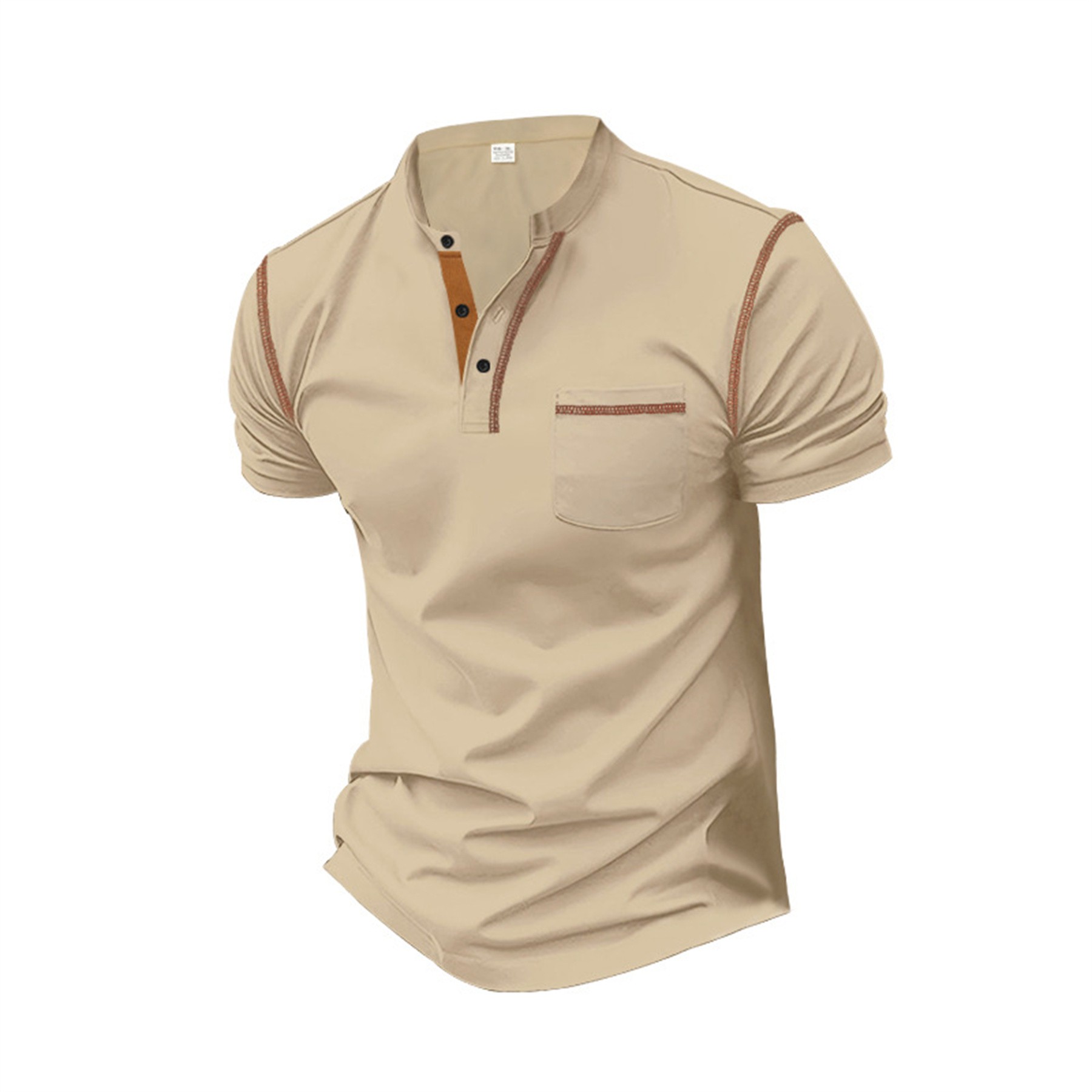 Henley Short Sleeve Shirts 3