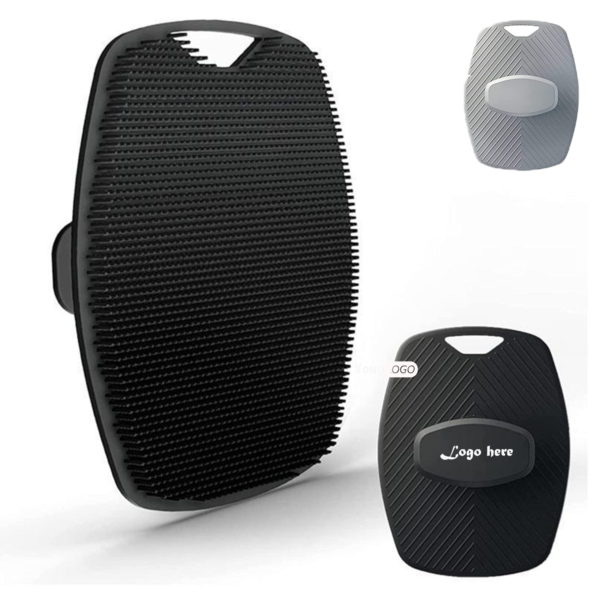 MOQ 50 Ergonomic Silicone Body Scrubber 1