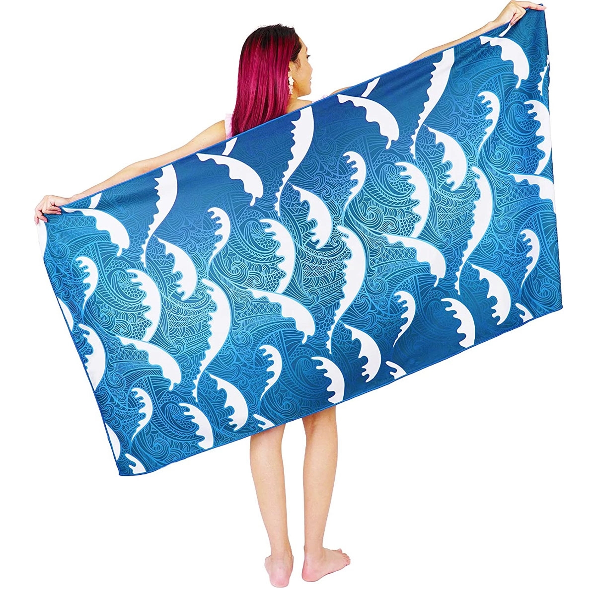 Sublimation Cooling Quick Dry Oversized Beach Towel(L59"XW29 5