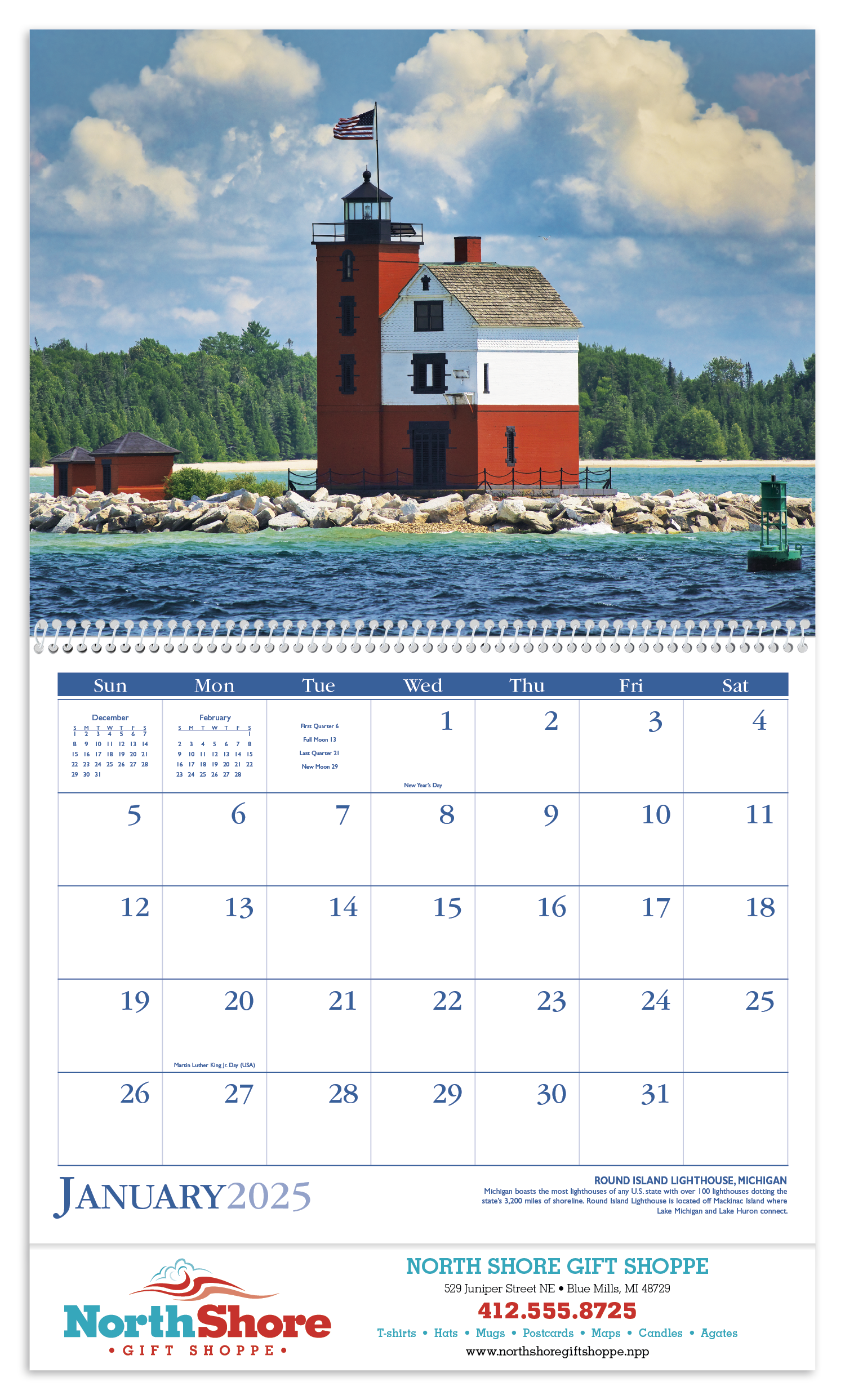 Triumph® Calendars Lighthouses Calendar 28