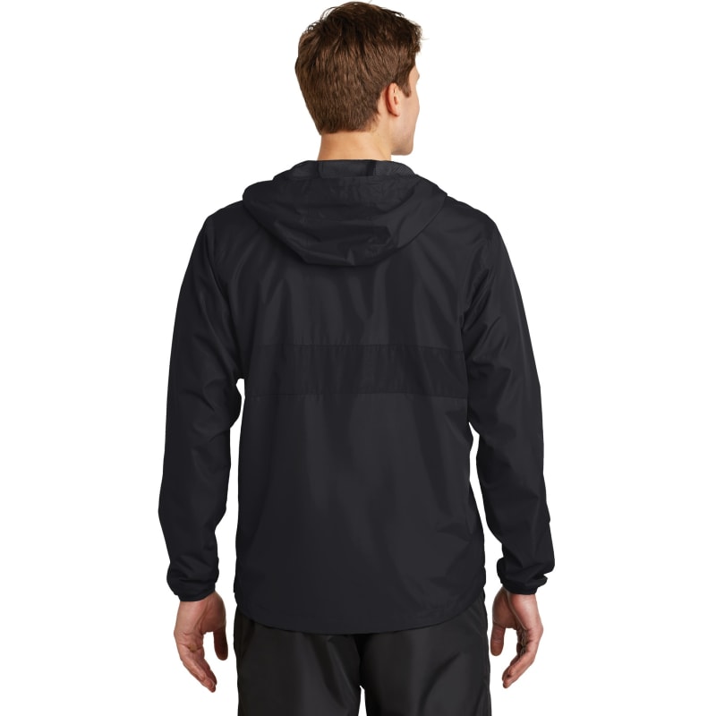 Sport-Tek Zipped Pocket Anorak. 1