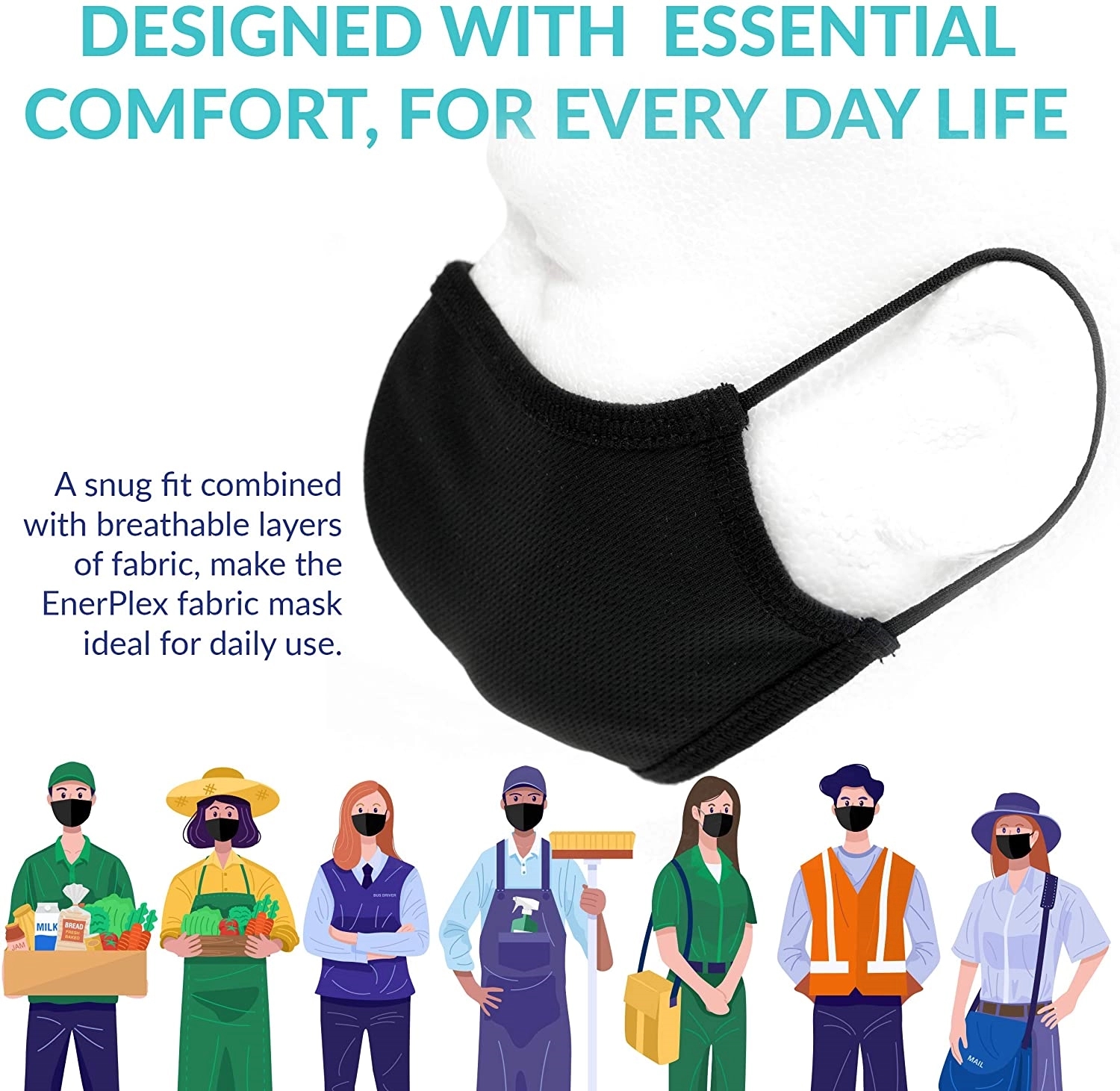 Reusable Cooling Sublimation masks 2