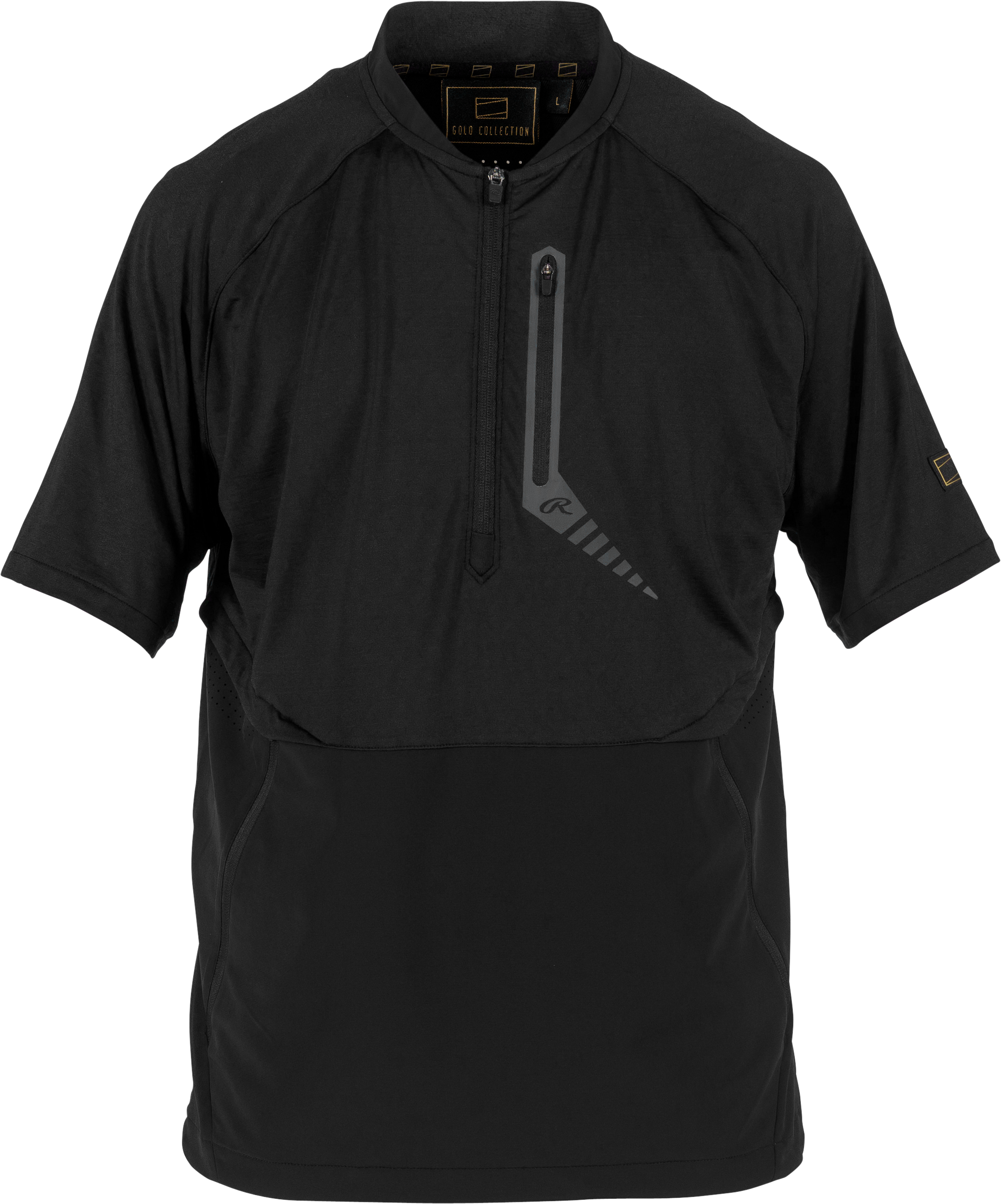 Rawlings Adult Gold Collection 1/4 Zip Short Sleeve Jacket 1