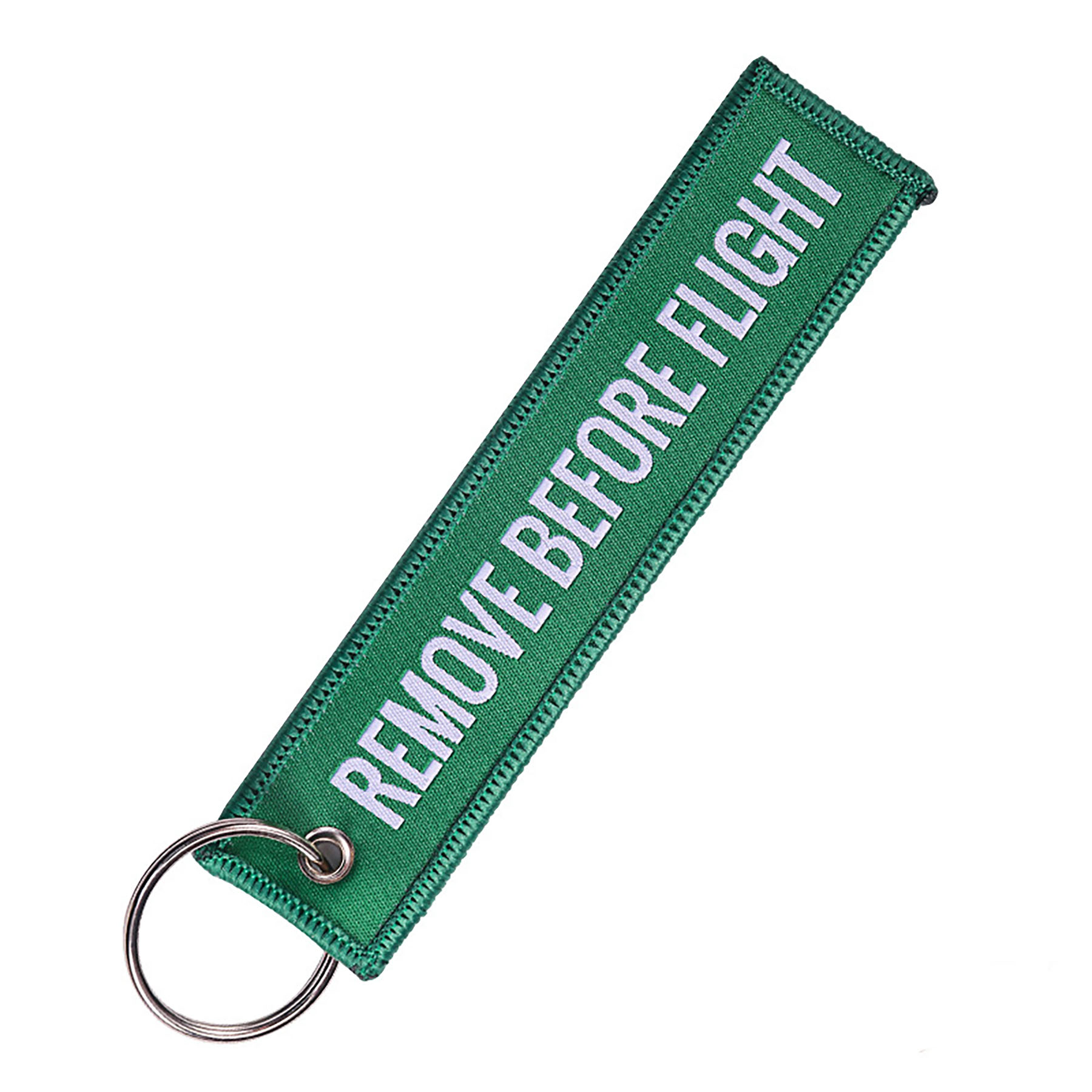 Remove Before Flight Embroidery Key Tag 1