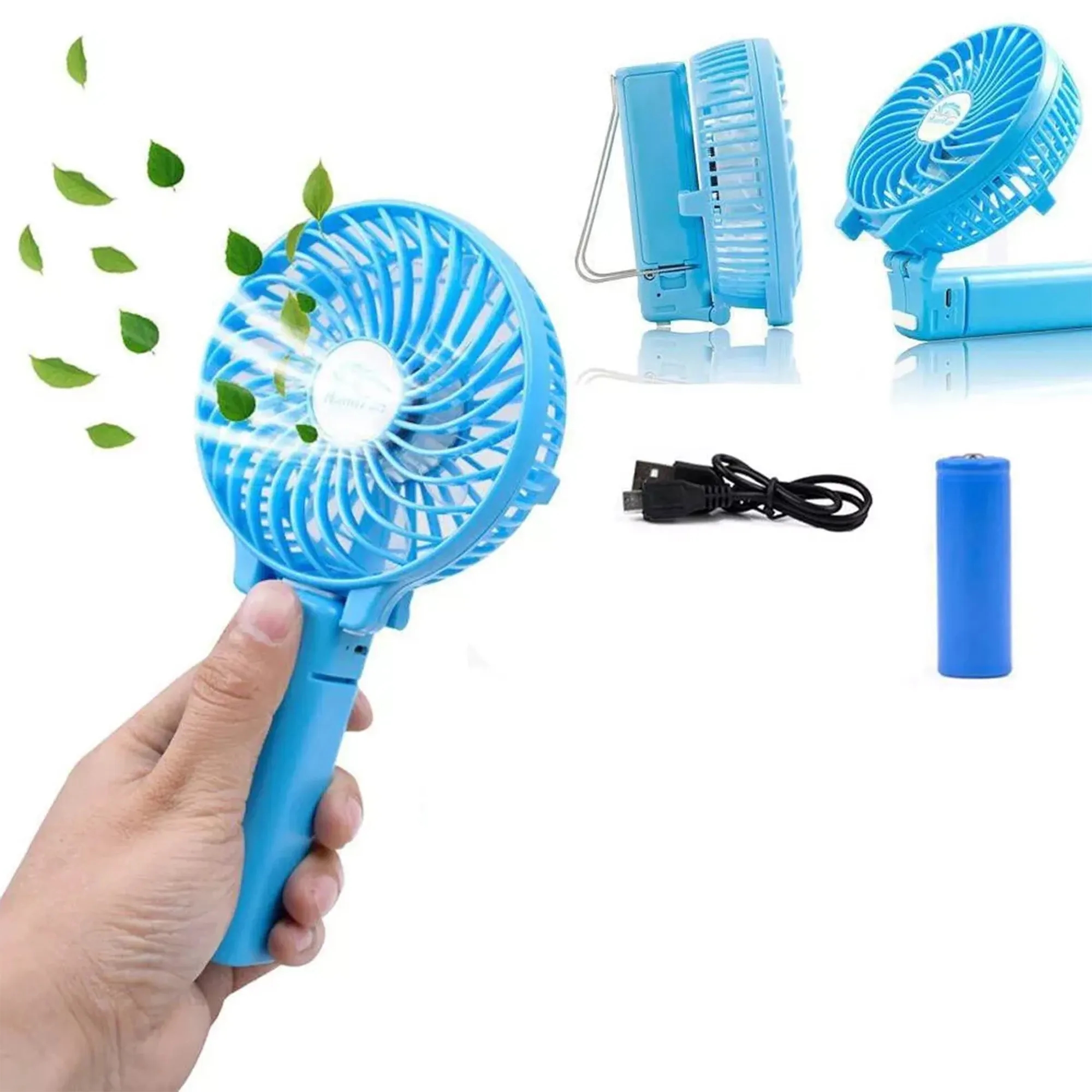 Portable Mini USB Handheld Fan with Folding Design 2