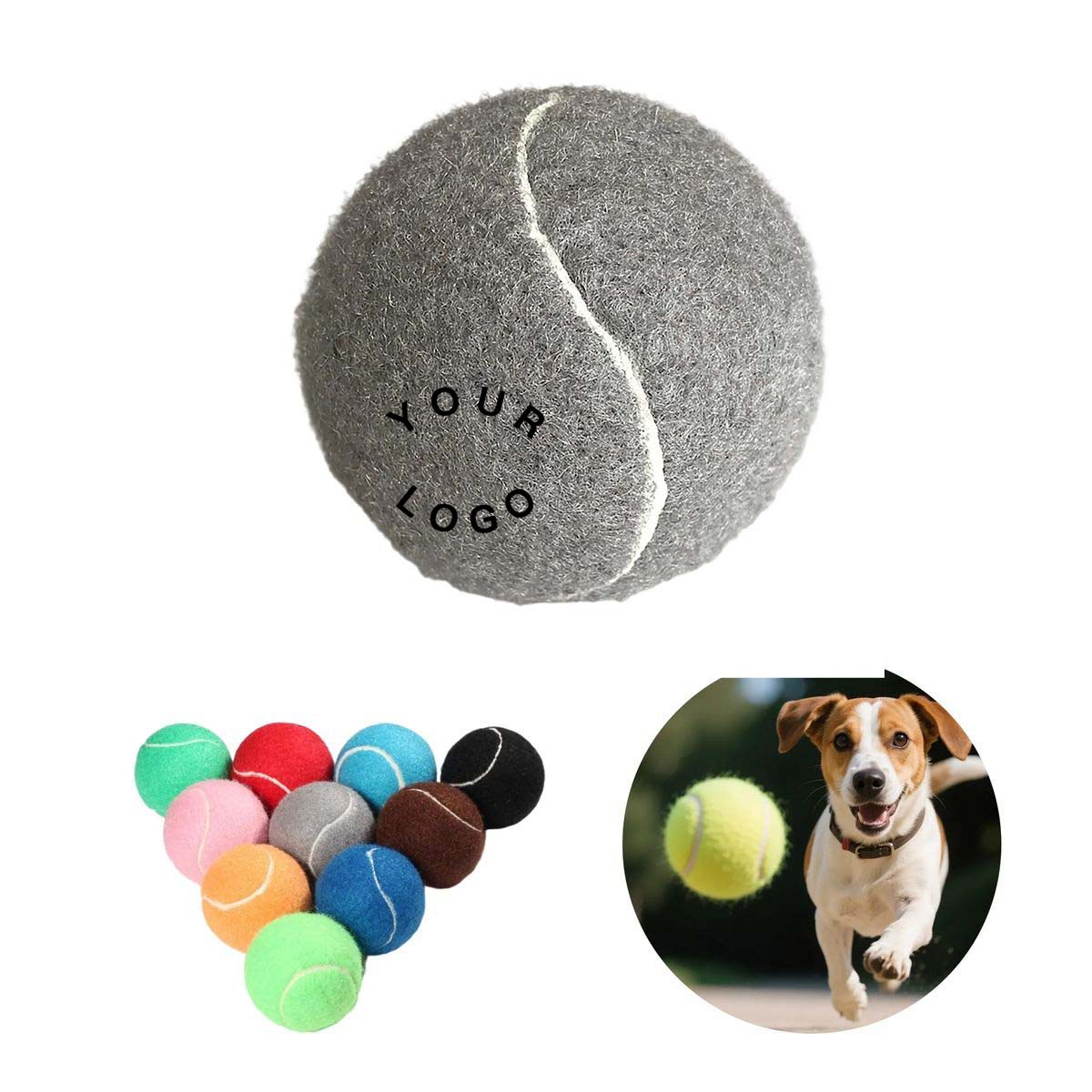 Bouncy Dog Tennis Ball for Indoor and Outdoor Play 5