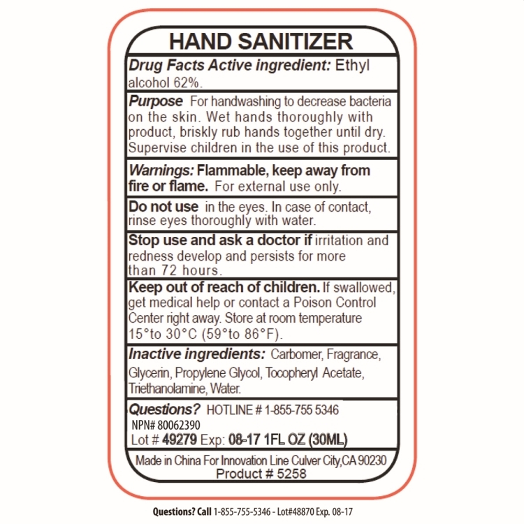 "SanPal" 1.0 oz Compact Hand Sanitizer Antibacterial Gel in Flip-Top Squeeze Bottle 5