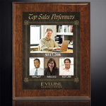 Aberdeen Walnut Plaque with Sublimated Plate 4