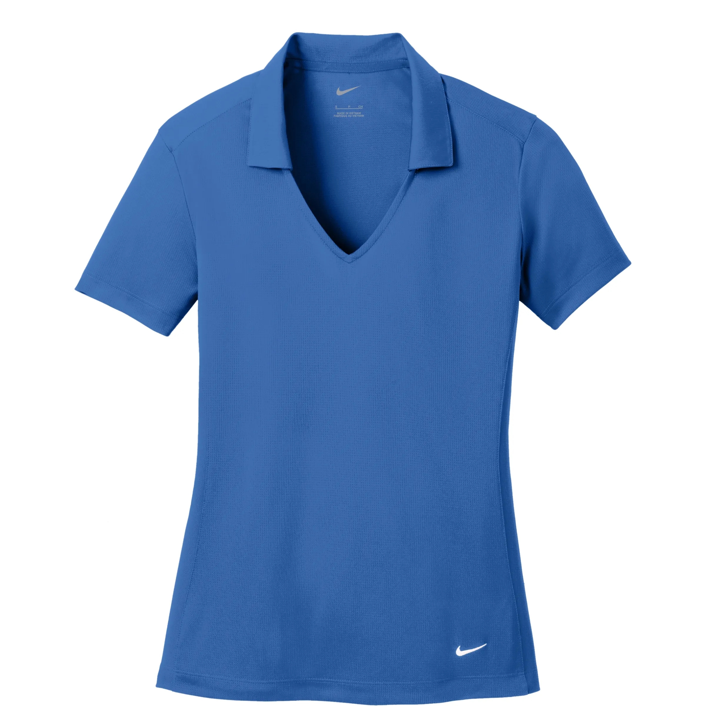 NIKE(R) LADIES DRI-FIT VERTICAL MESH POLO 10