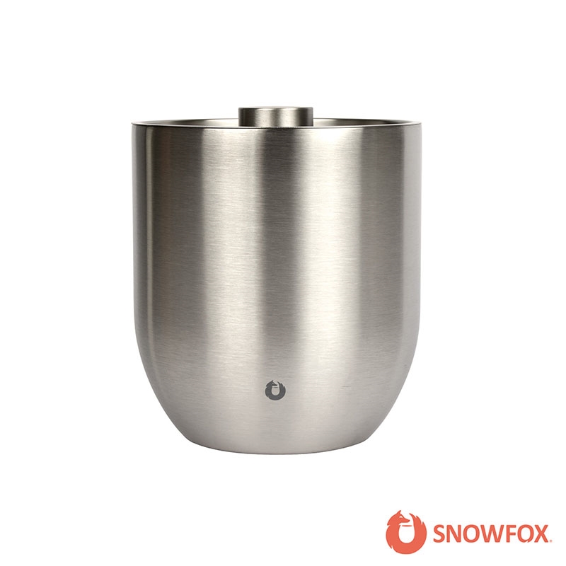 Snowfox® 3L Double Wall Stainless Steel, Vacuum Insulated Ice Bucket 23