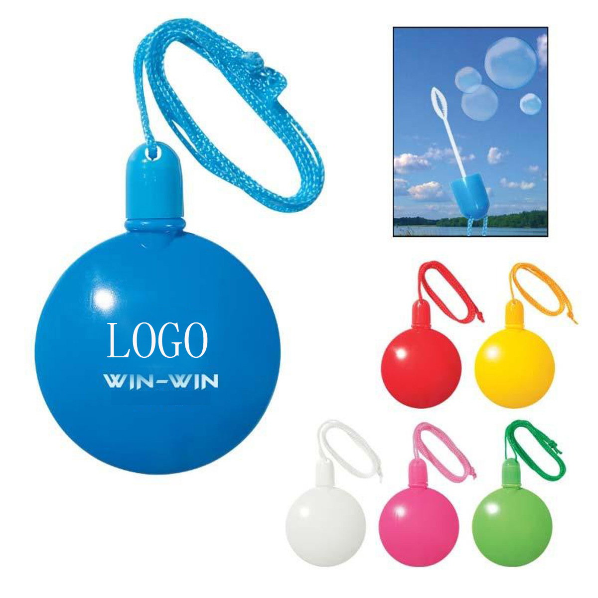 Round Shaped Bubbles with Breakaway Neck Cord 1
