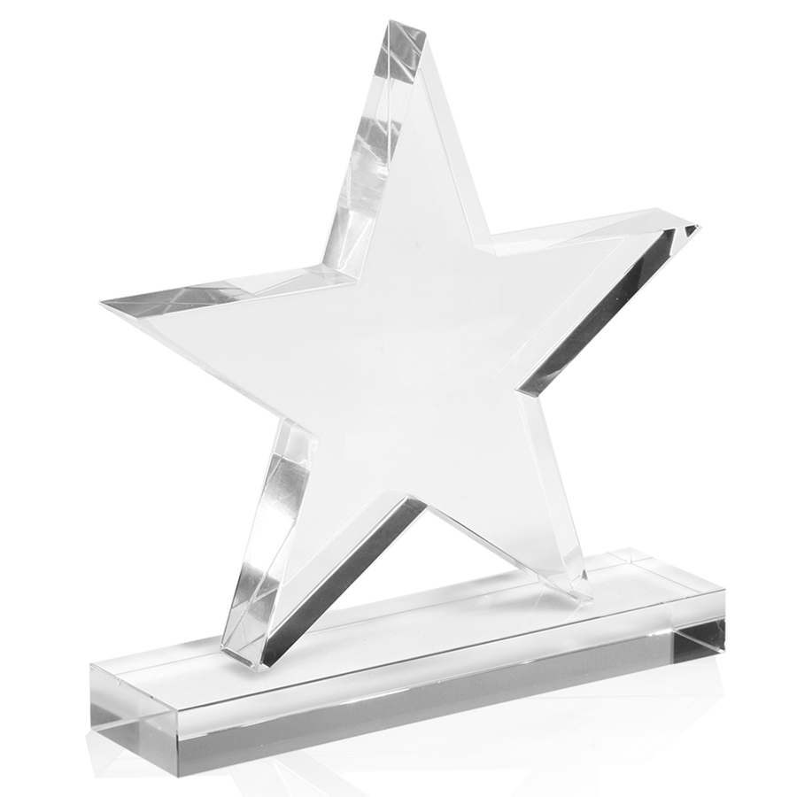 Star-Shaped Glass Recognition Award 4