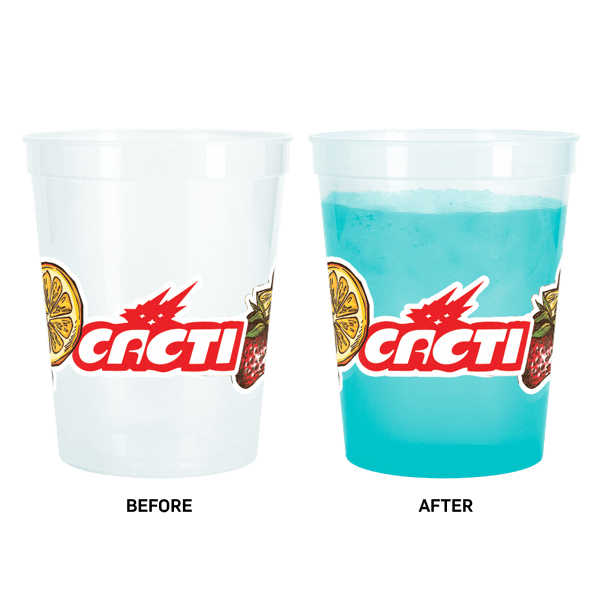 16 oz Color Changing Stadium Cup 1